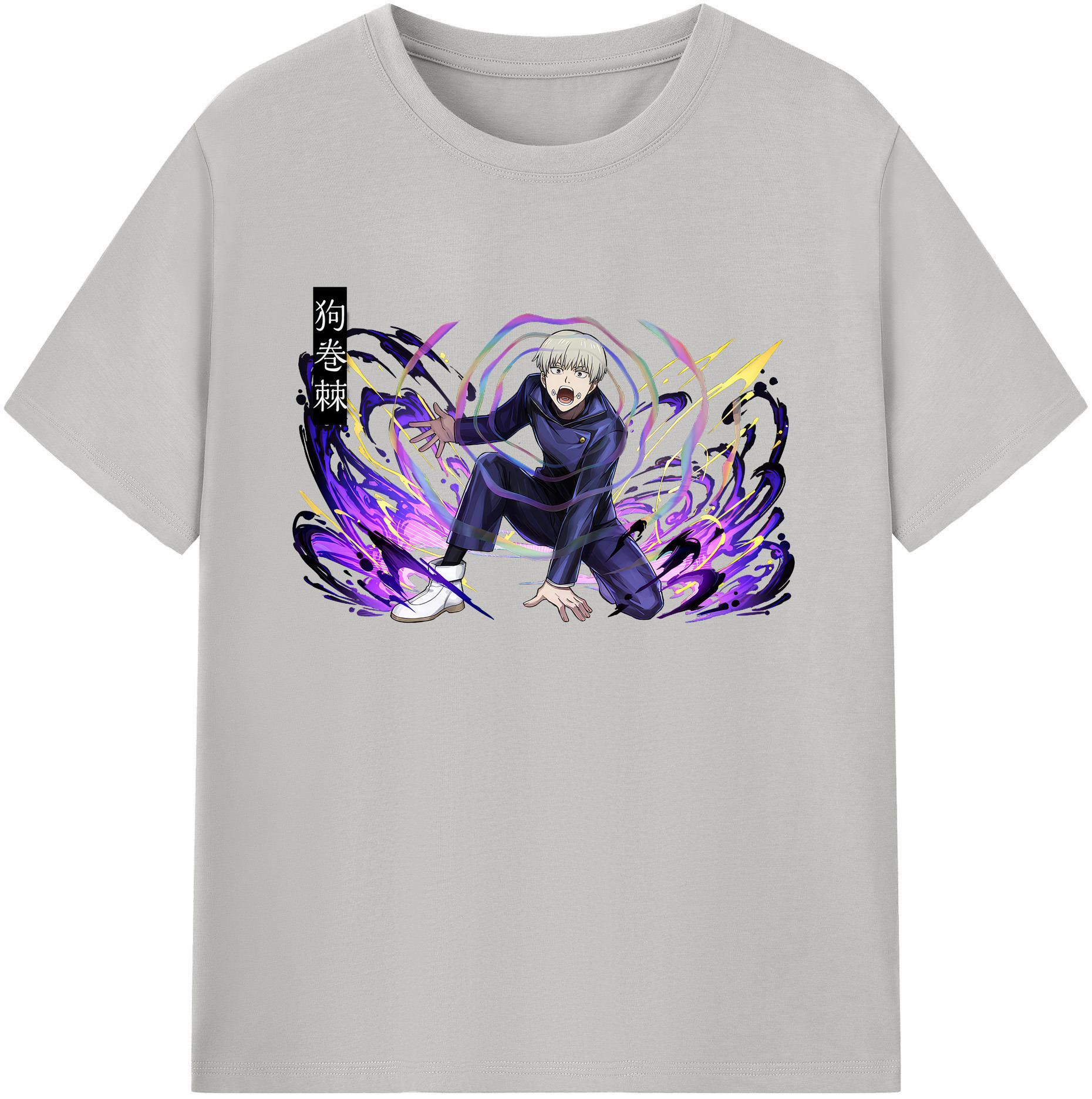 （画像用） 呪術廻戦 Jujutsu Kaisen 綿100％ メンズ半袖Tシャツ｜肌触りやわらか＆通気性