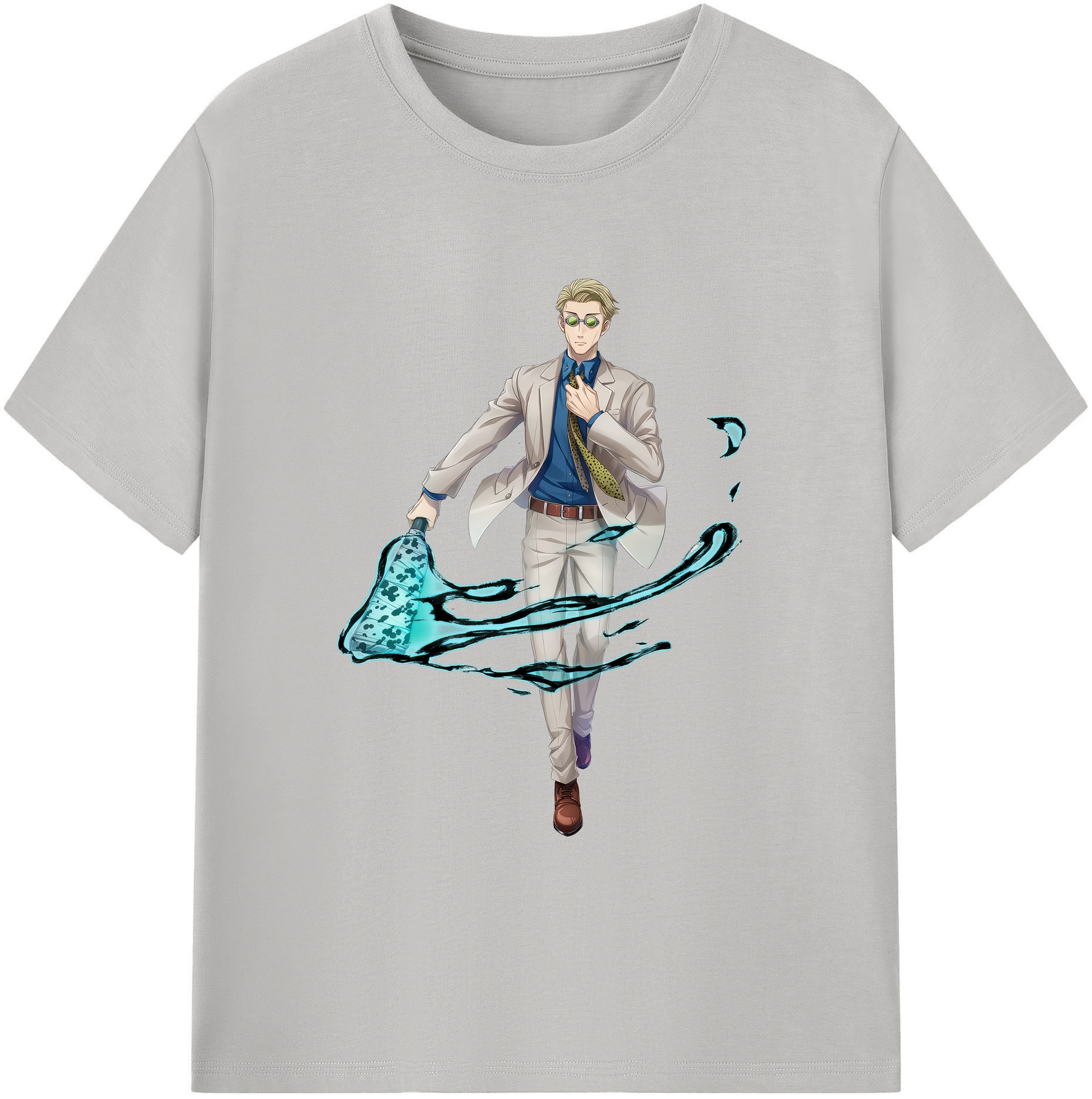 （画像用） 呪術廻戦 Jujutsu Kaisen 綿100％ メンズ半袖Tシャツ｜肌触りやわらか＆通気性