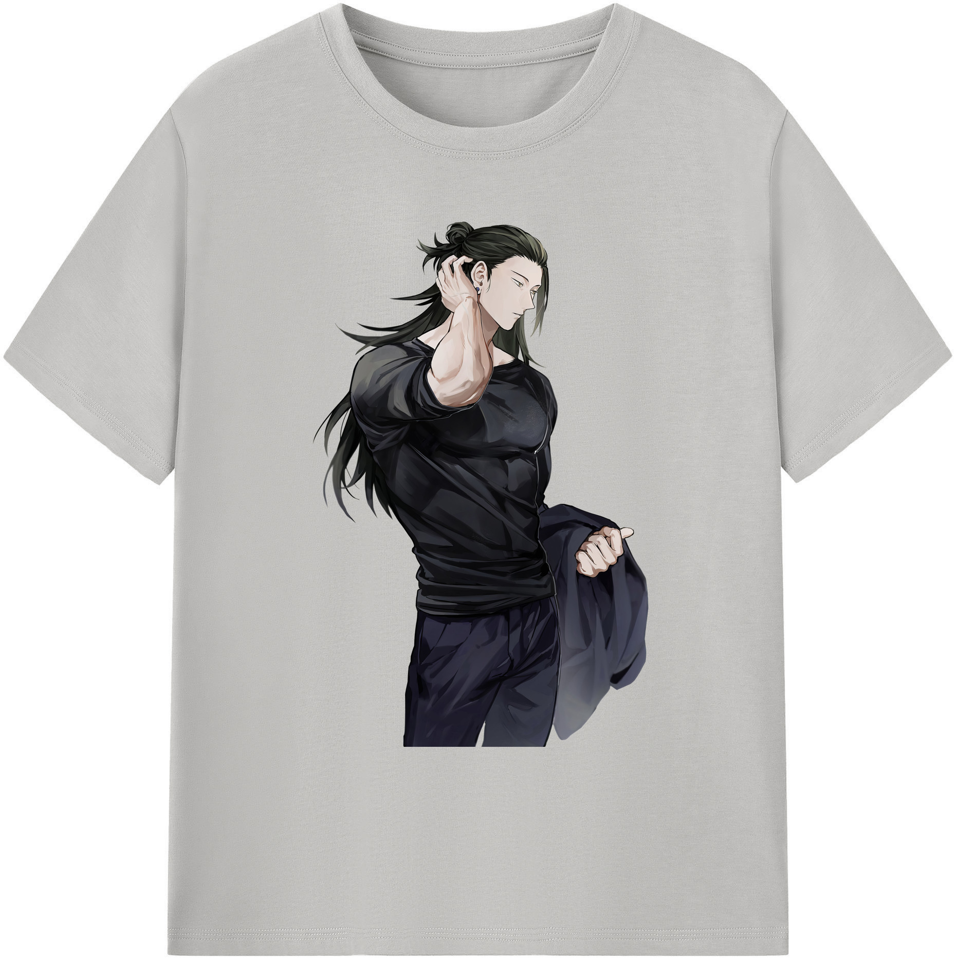 （画像用） 呪術廻戦 Jujutsu Kaisen 綿100％ メンズ半袖Tシャツ｜肌触りやわらか＆通気性