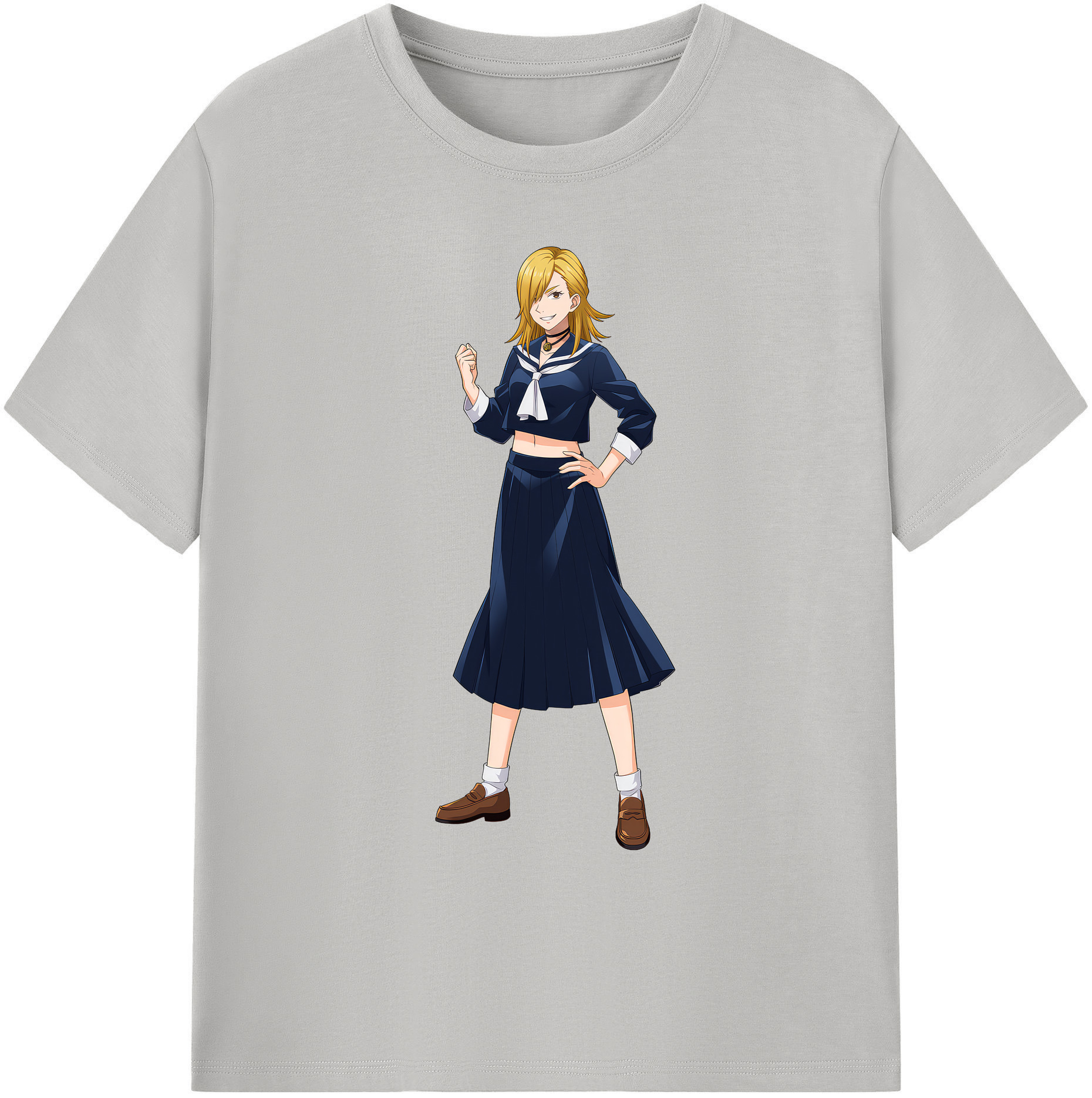 （画像用） 呪術廻戦 Jujutsu Kaisen 綿100％ メンズ半袖Tシャツ｜肌触りやわらか＆通気性