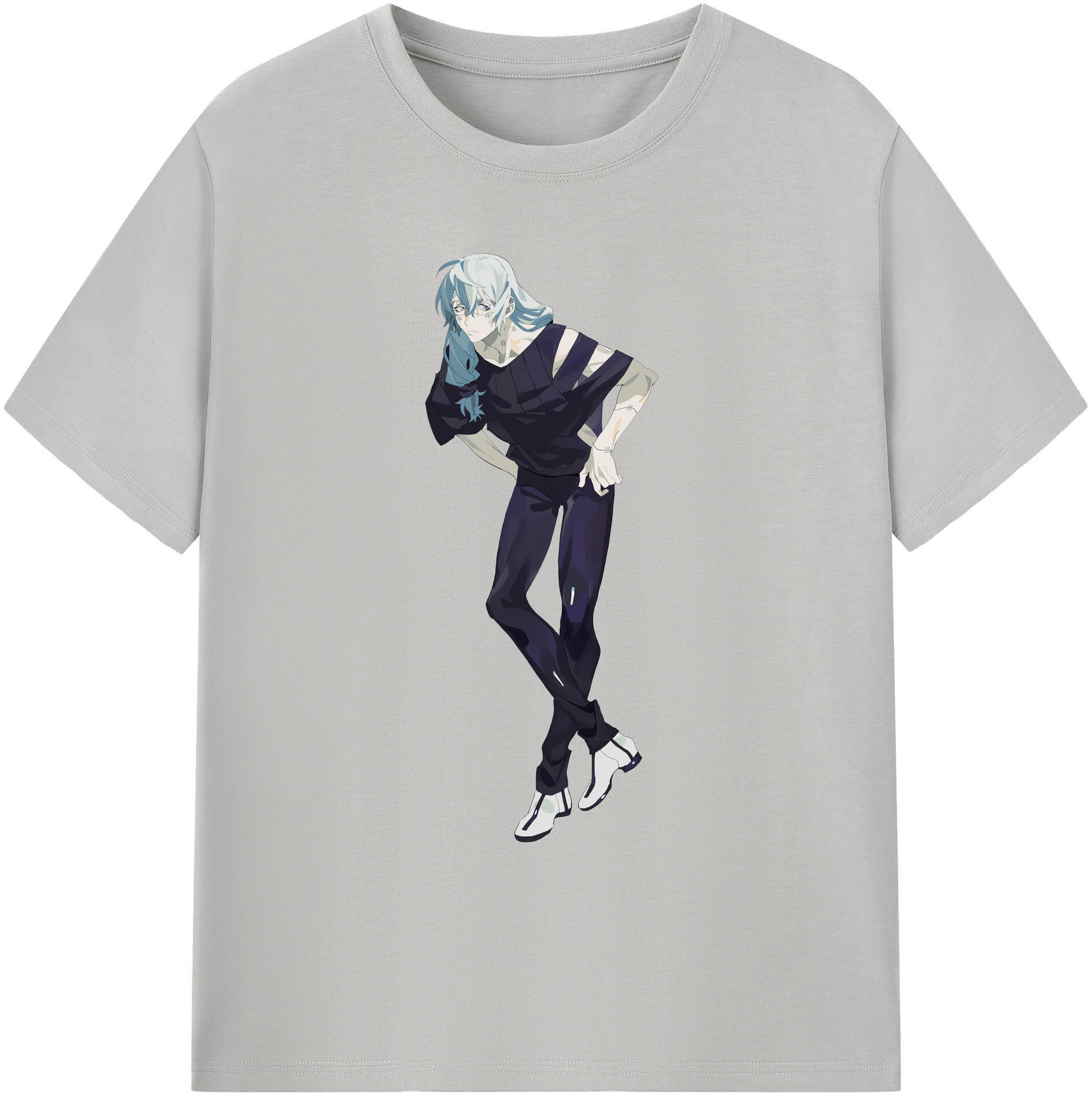 （画像用） 呪術廻戦 Jujutsu Kaisen 綿100％ メンズ半袖Tシャツ｜肌触りやわらか＆通気性
