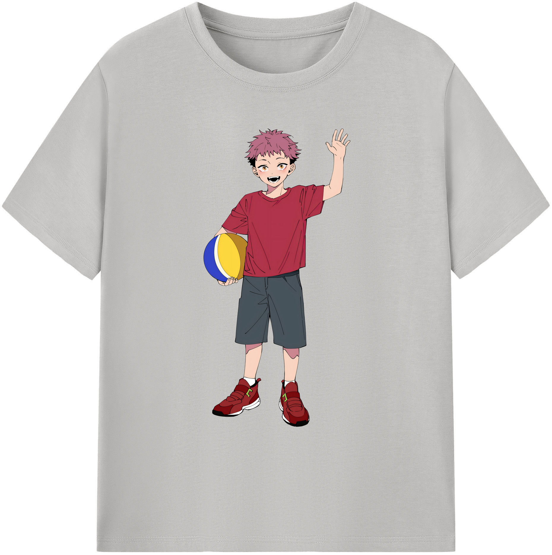 （画像用） 呪術廻戦 Jujutsu Kaisen 綿100％ メンズ半袖Tシャツ｜肌触りやわらか＆通気性