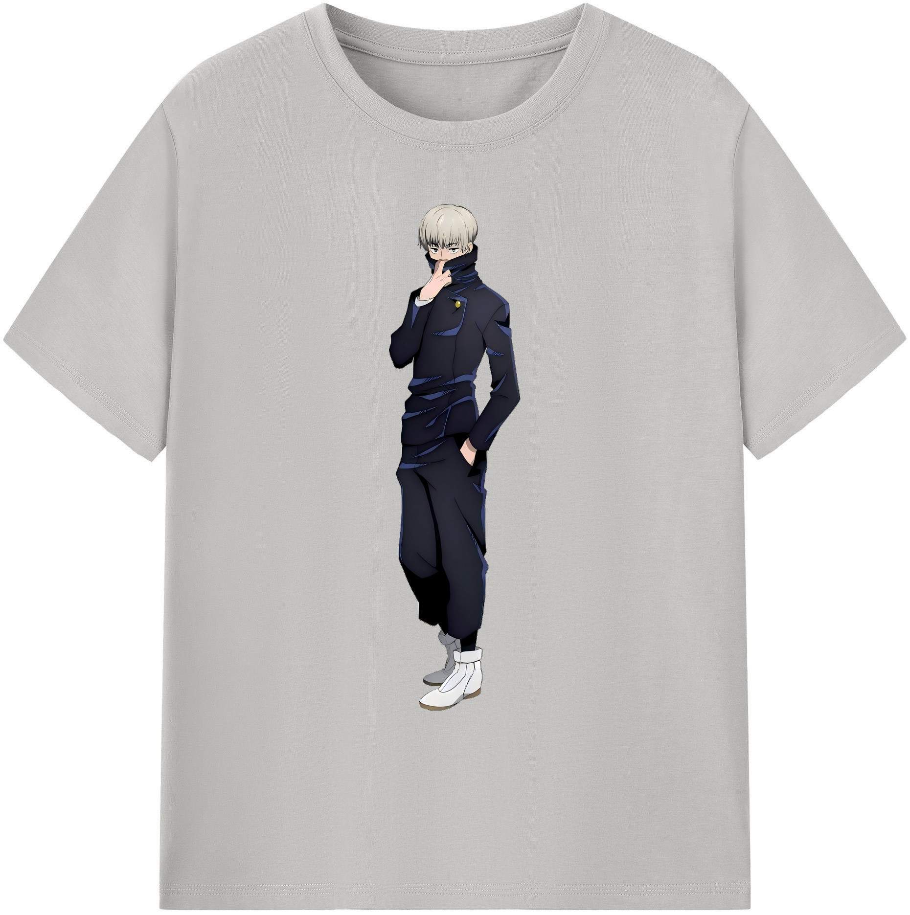 （画像用） 呪術廻戦 Jujutsu Kaisen 綿100％ メンズ半袖Tシャツ｜肌触りやわらか＆通気性