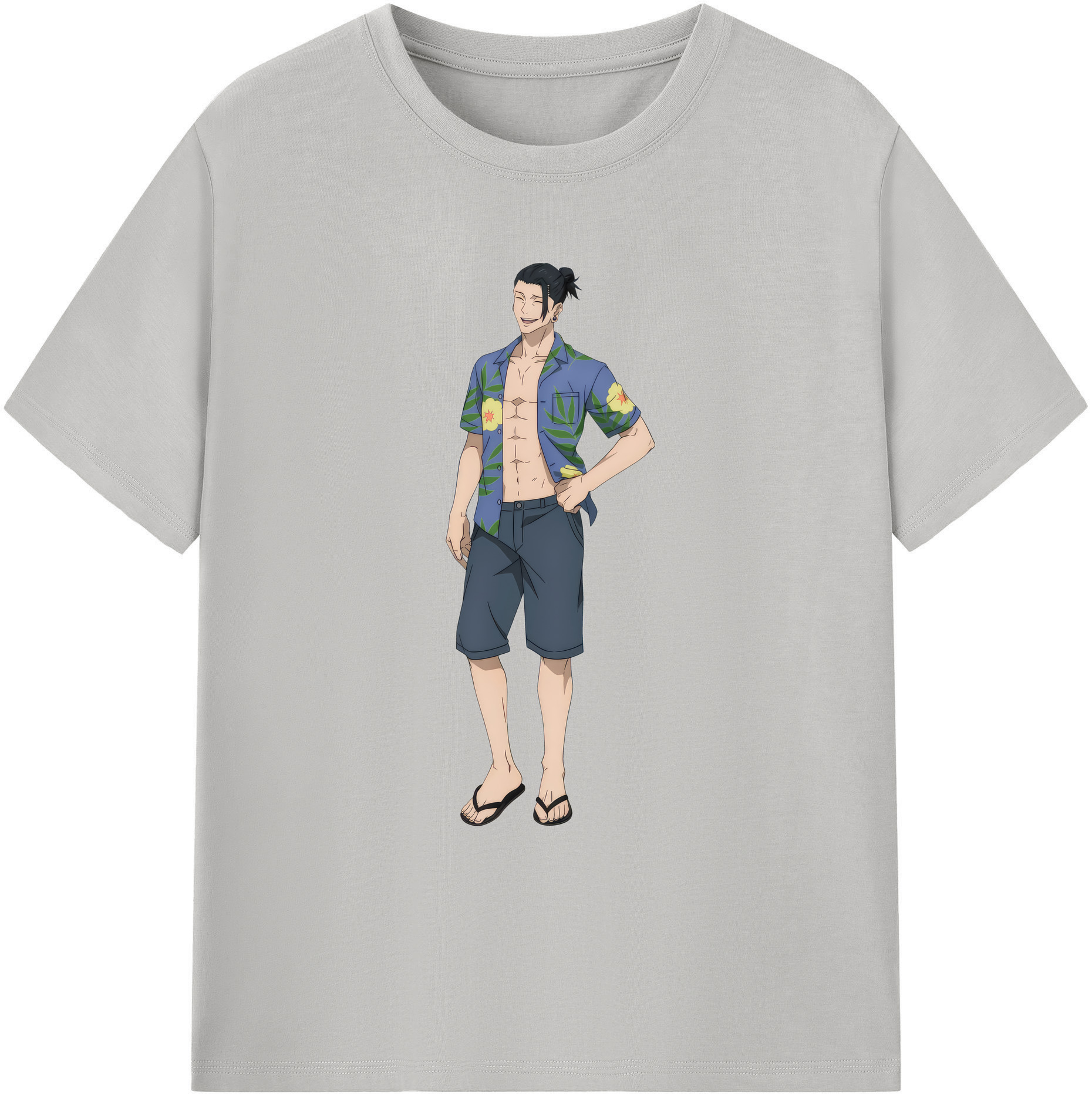 （画像用） 呪術廻戦 Jujutsu Kaisen 綿100％ メンズ半袖Tシャツ｜肌触りやわらか＆通気性