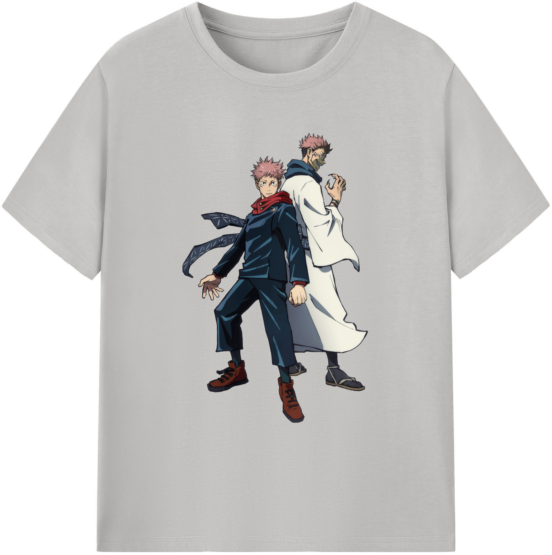 （画像用） 呪術廻戦 Jujutsu Kaisen 綿100％ メンズ半袖Tシャツ｜肌触りやわらか＆通気性