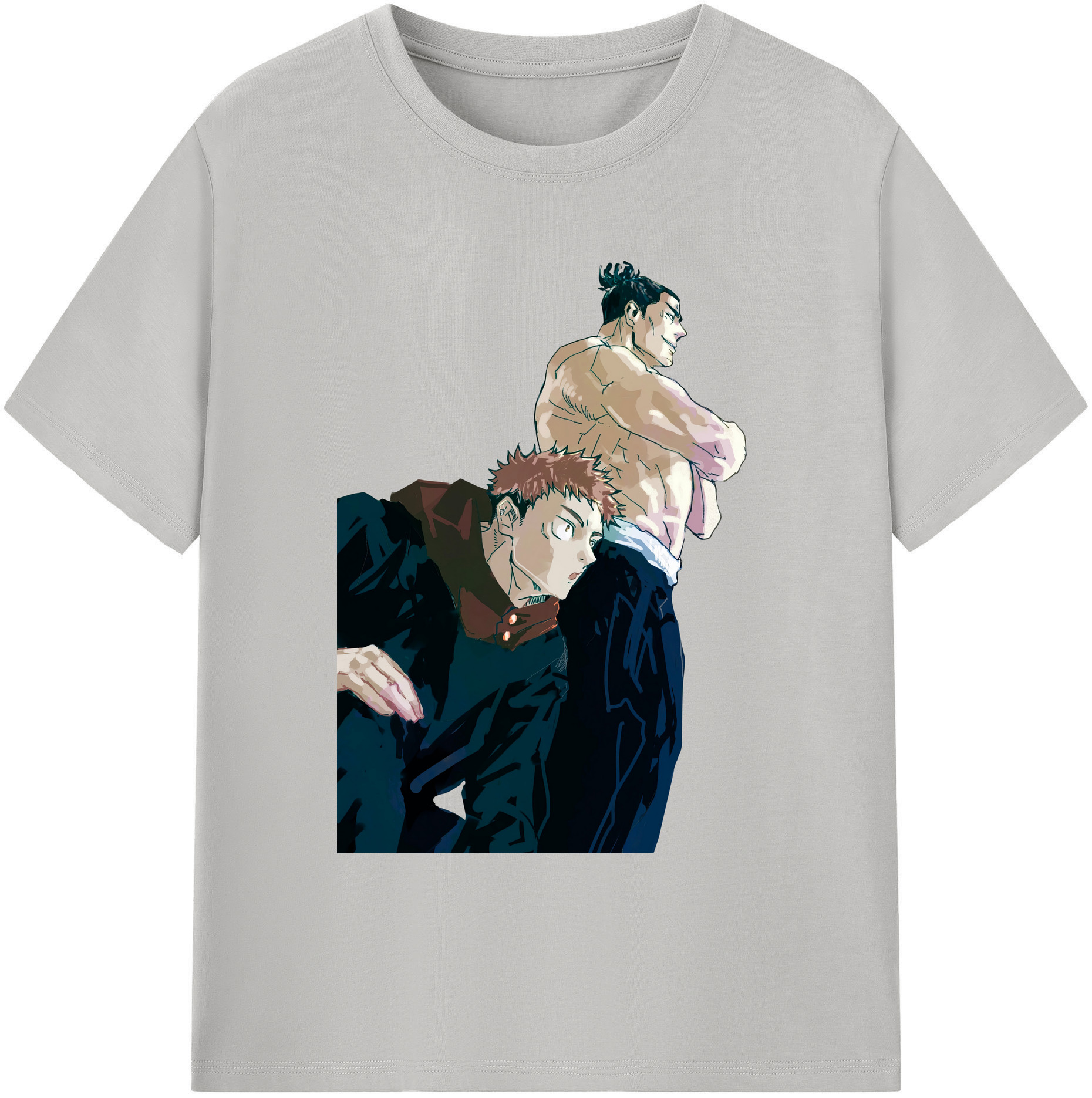 （画像用） 呪術廻戦 Jujutsu Kaisen 綿100％ メンズ半袖Tシャツ｜肌触りやわらか＆通気性