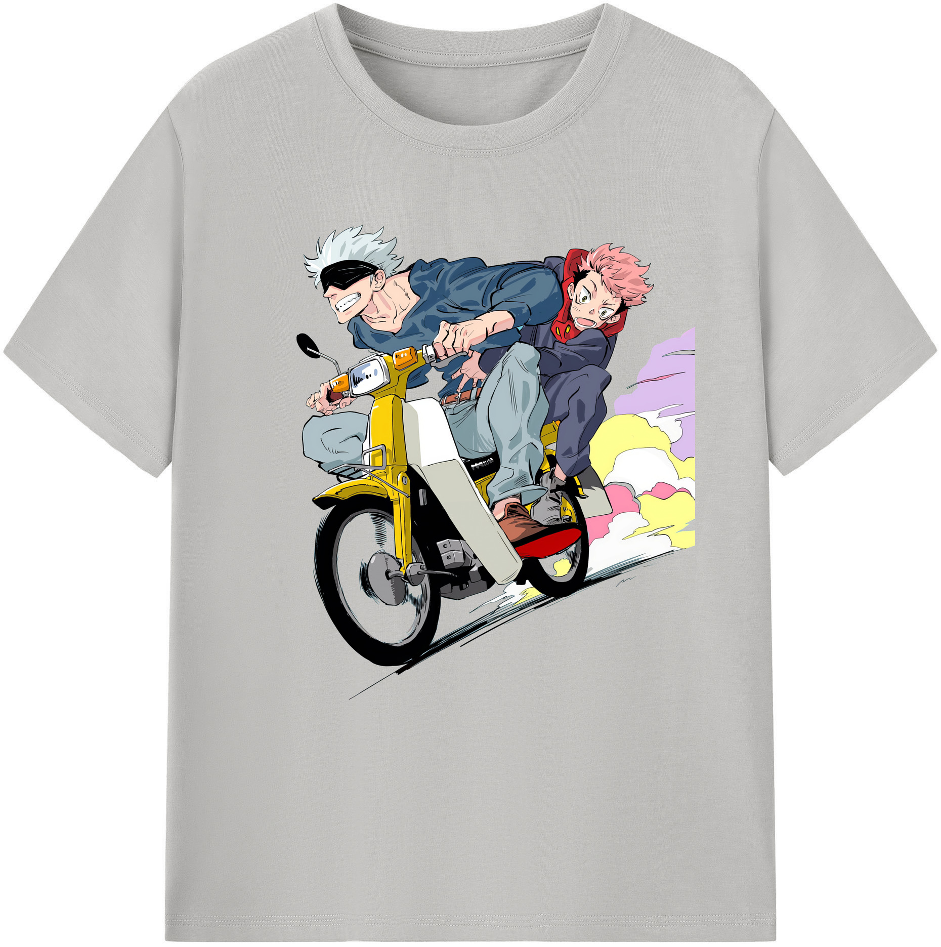 （画像用） 呪術廻戦 Jujutsu Kaisen 綿100％ メンズ半袖Tシャツ｜肌触りやわらか＆通気性