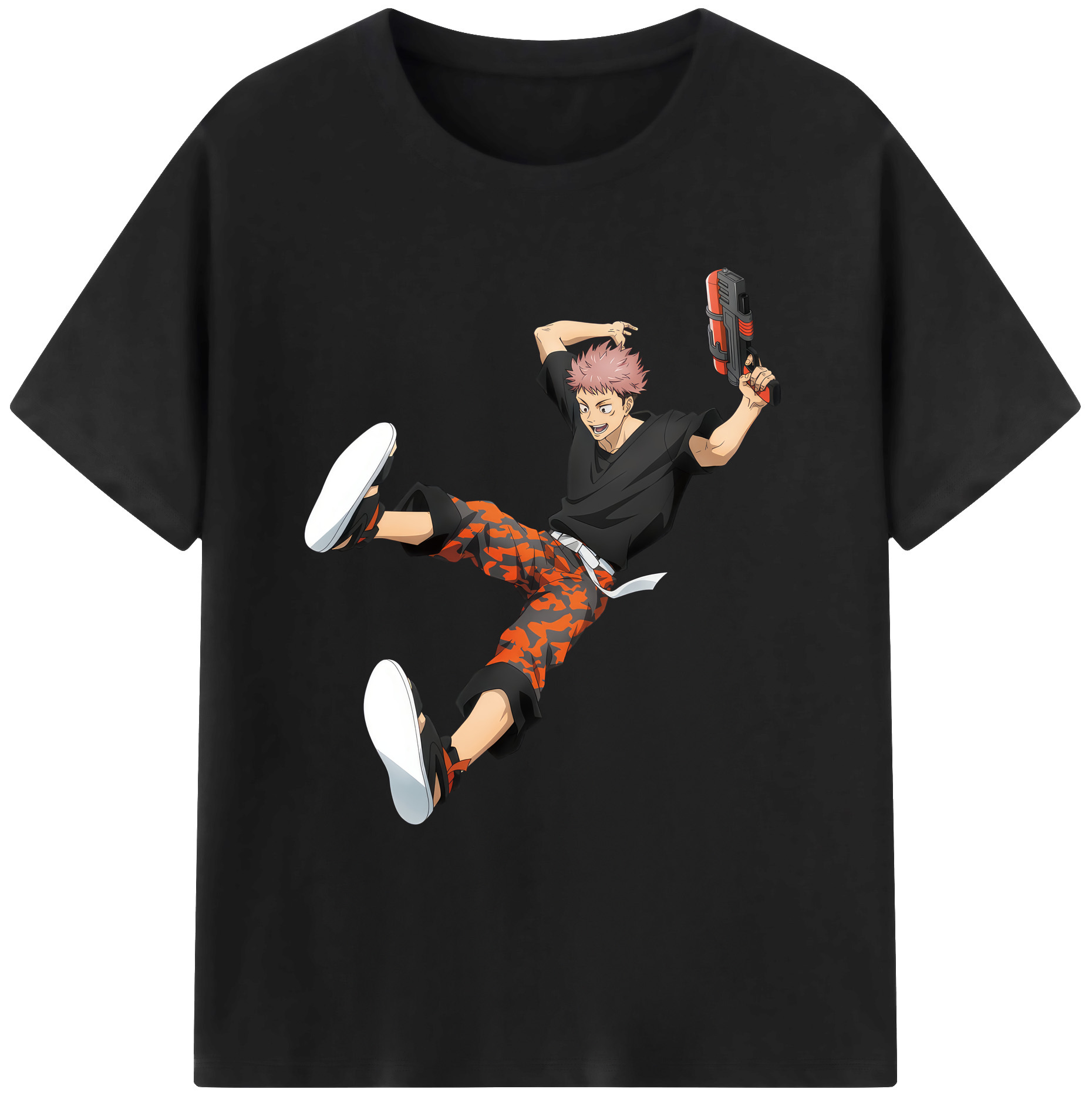 （画像用） 呪術廻戦 Jujutsu Kaisen 綿100％ メンズ半袖Tシャツ｜肌触りやわらか＆通気性