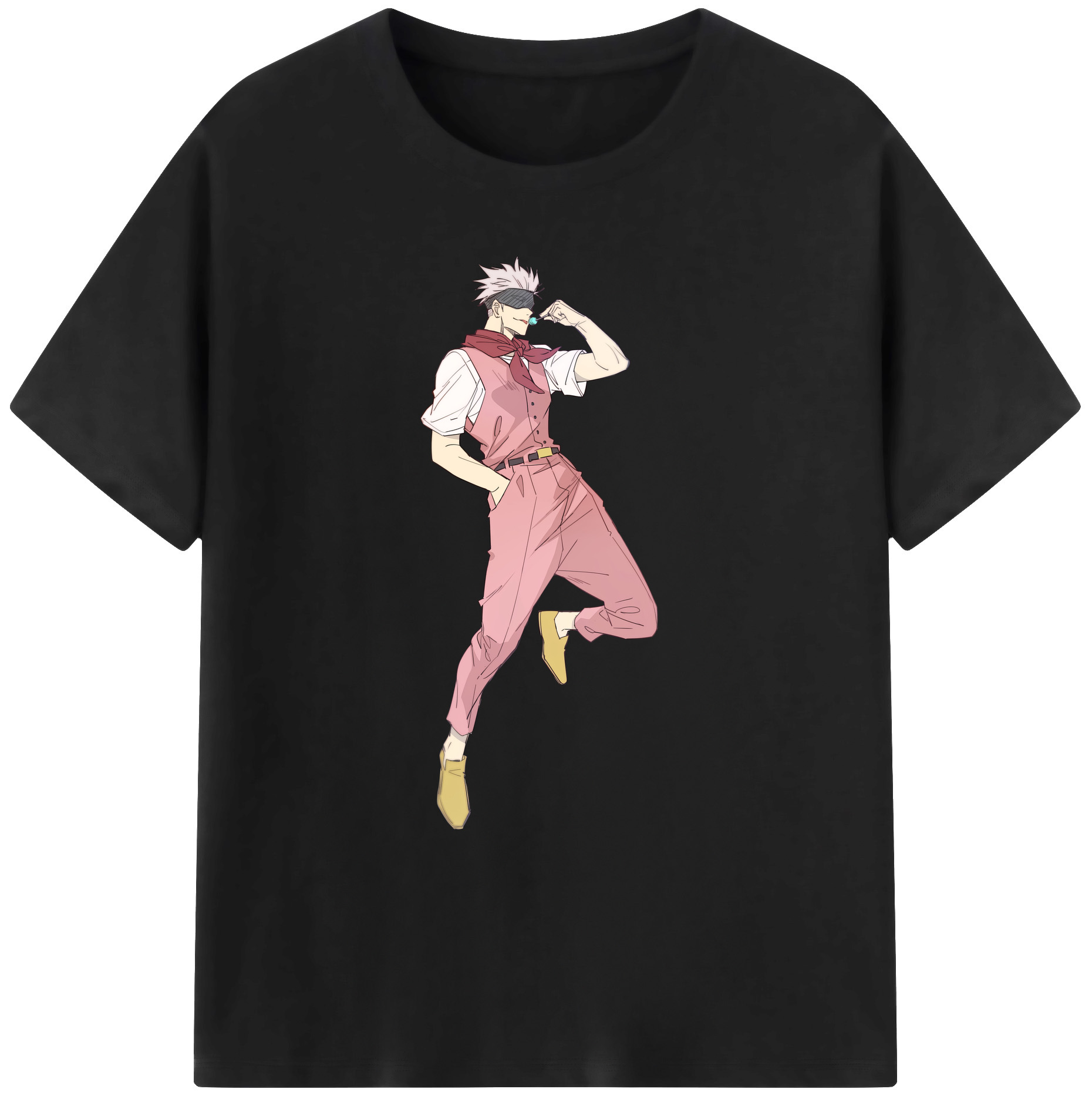 （画像用） 呪術廻戦 Jujutsu Kaisen 綿100％ メンズ半袖Tシャツ｜肌触りやわらか＆通気性