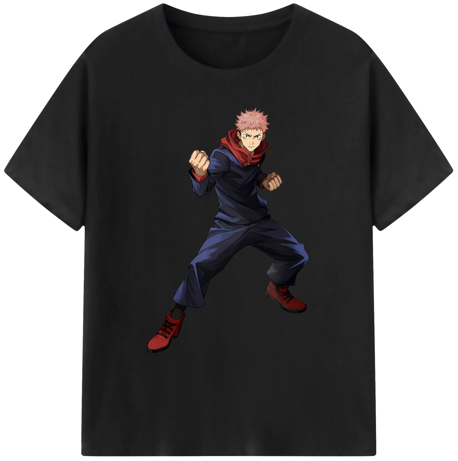 （画像用） 呪術廻戦 Jujutsu Kaisen 綿100％ メンズ半袖Tシャツ｜肌触りやわらか＆通気性