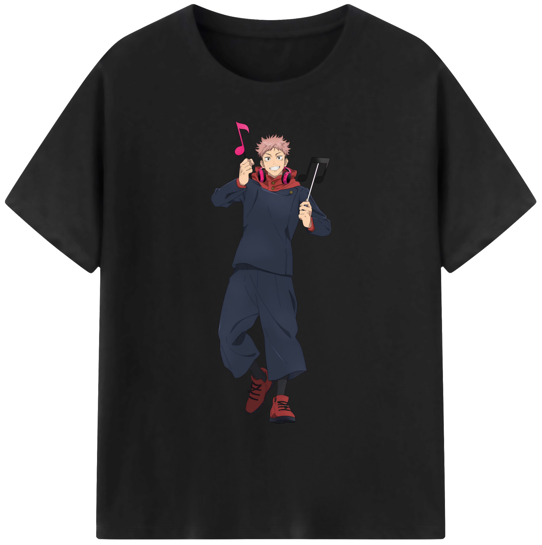 （画像用） 呪術廻戦 Jujutsu Kaisen 綿100％ メンズ半袖Tシャツ｜肌触りやわらか＆通気性