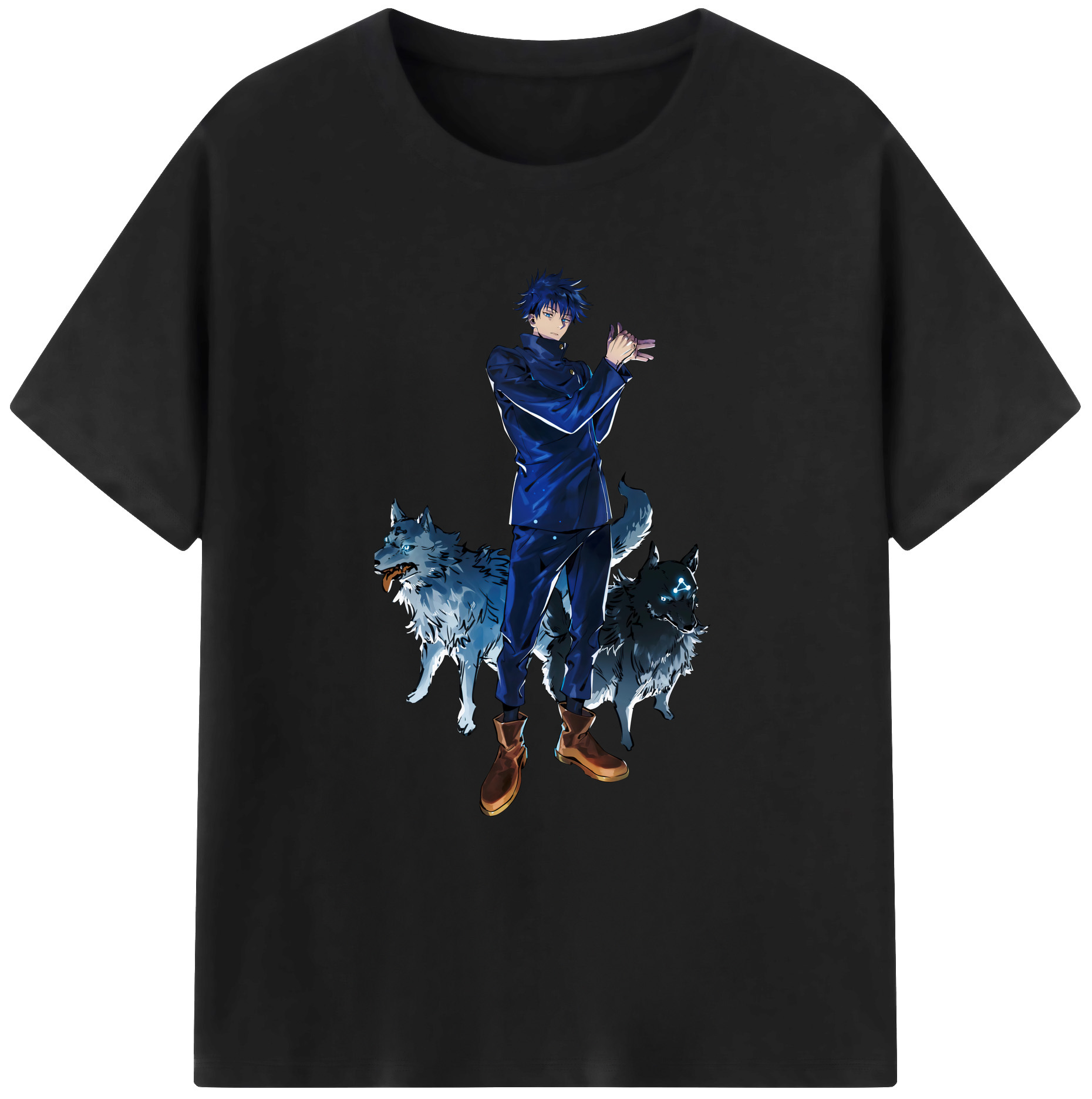 （画像用） 呪術廻戦 Jujutsu Kaisen 綿100％ メンズ半袖Tシャツ｜肌触りやわらか＆通気性