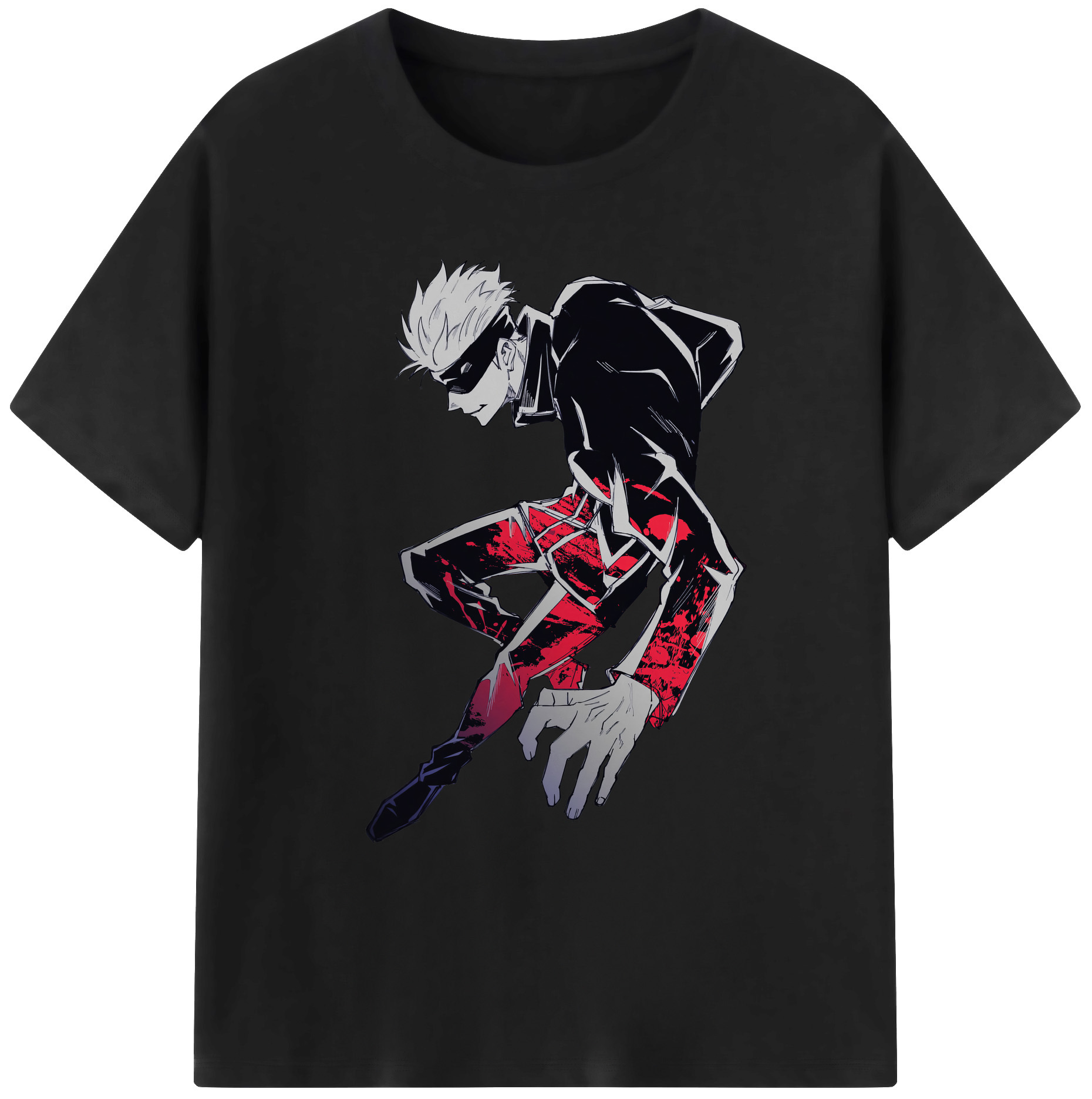 （画像用） 呪術廻戦 Jujutsu Kaisen 綿100％ メンズ半袖Tシャツ｜肌触りやわらか＆通気性
