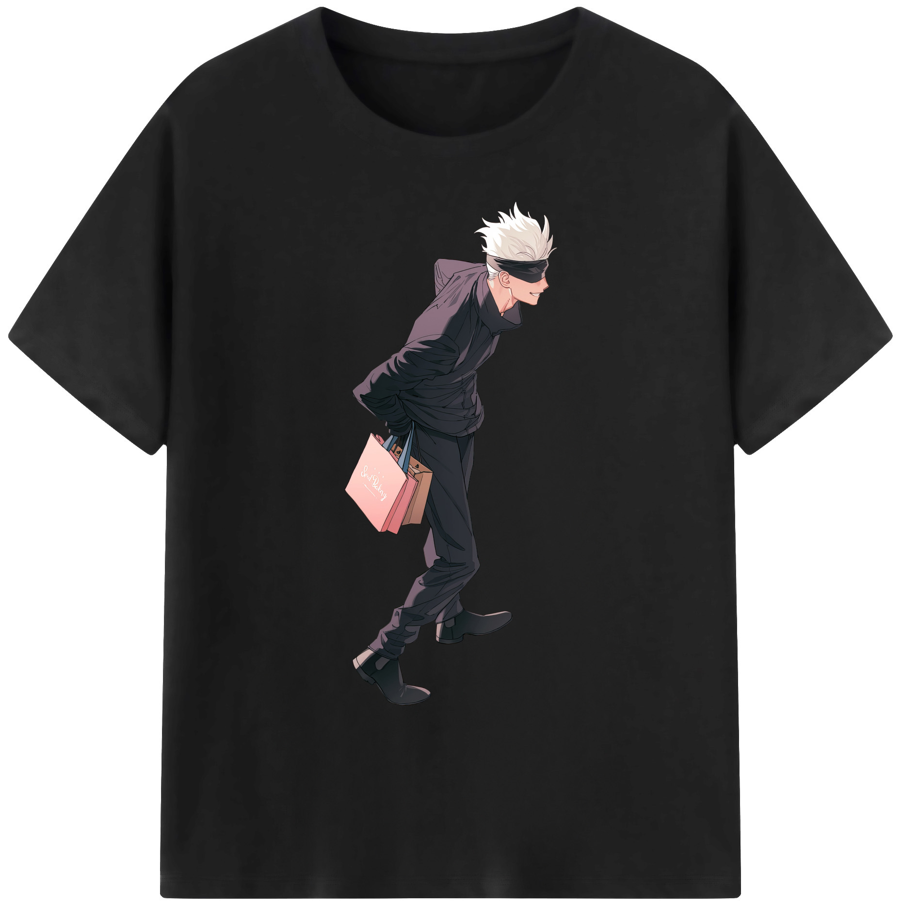 （画像用） 呪術廻戦 Jujutsu Kaisen 綿100％ メンズ半袖Tシャツ｜肌触りやわらか＆通気性