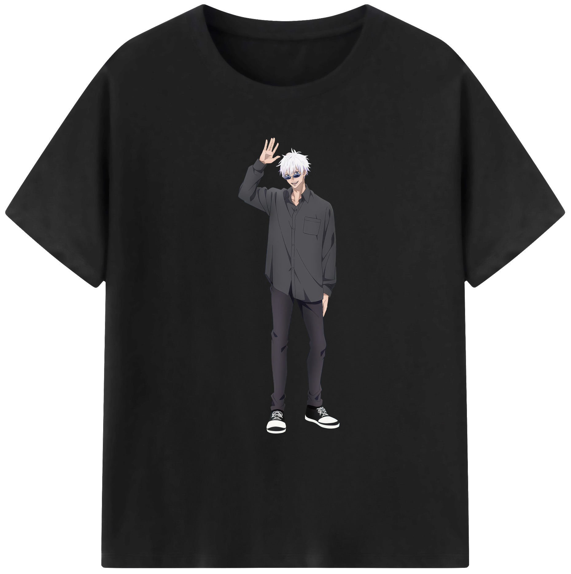 （画像用） 呪術廻戦 Jujutsu Kaisen 綿100％ メンズ半袖Tシャツ｜肌触りやわらか＆通気性