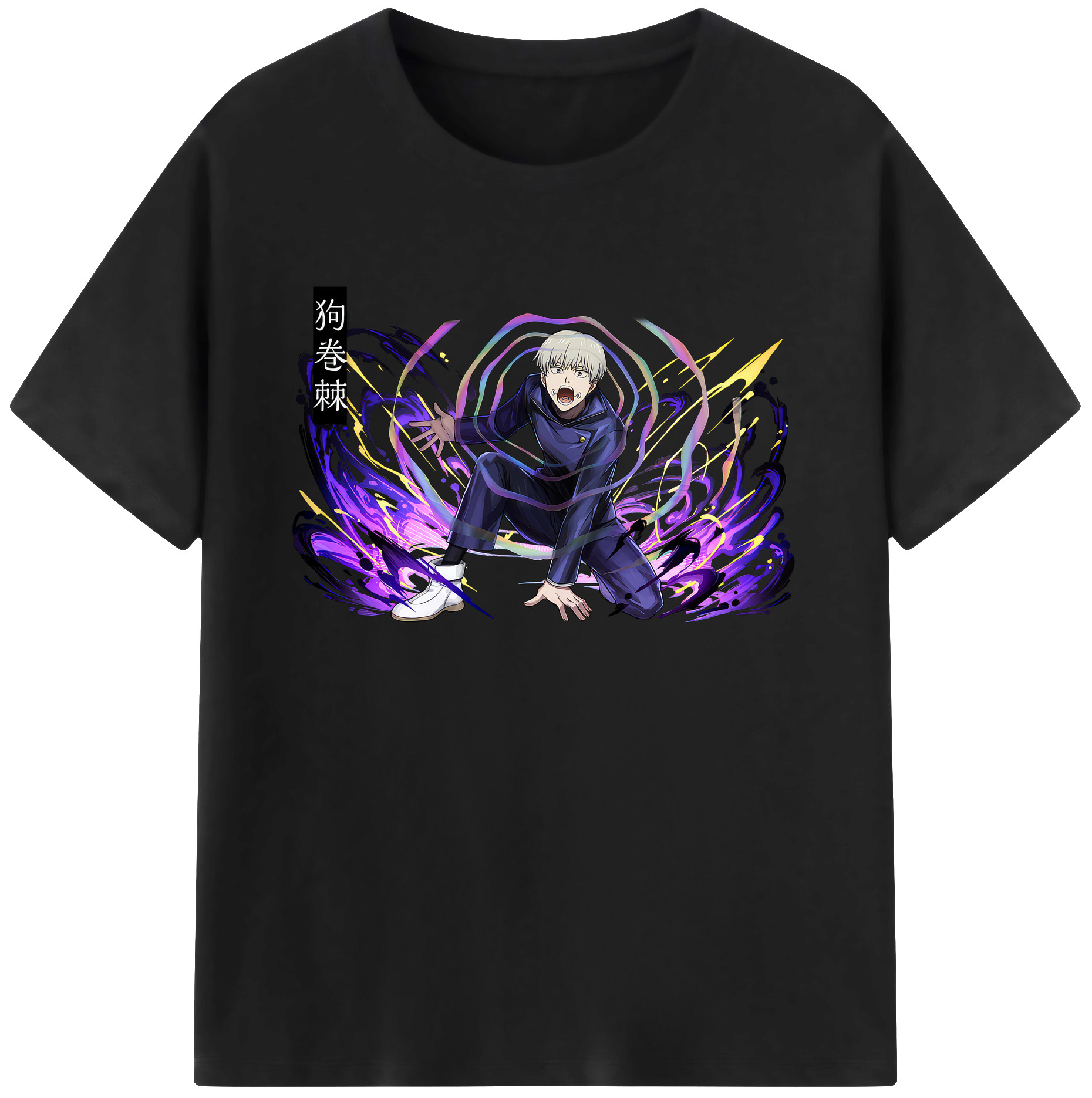 （画像用） 呪術廻戦 Jujutsu Kaisen 綿100％ メンズ半袖Tシャツ｜肌触りやわらか＆通気性