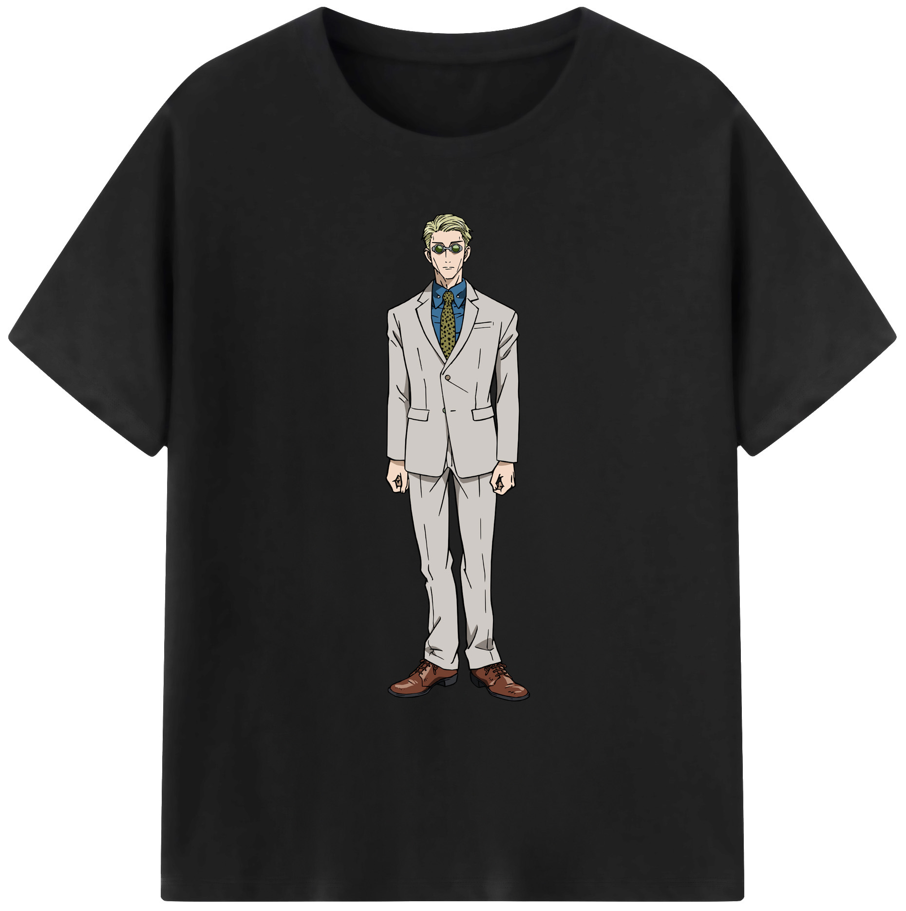 （画像用） 呪術廻戦 Jujutsu Kaisen 綿100％ メンズ半袖Tシャツ｜肌触りやわらか＆通気性