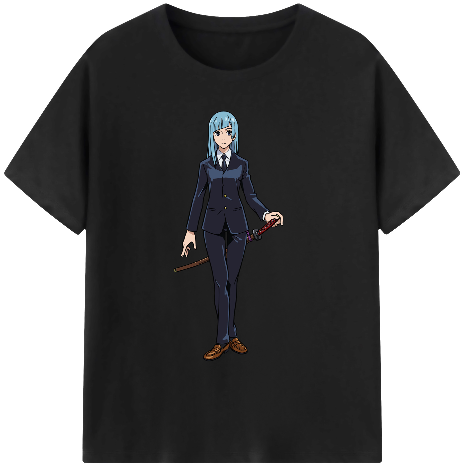 （画像用） 呪術廻戦 Jujutsu Kaisen 綿100％ メンズ半袖Tシャツ｜肌触りやわらか＆通気性