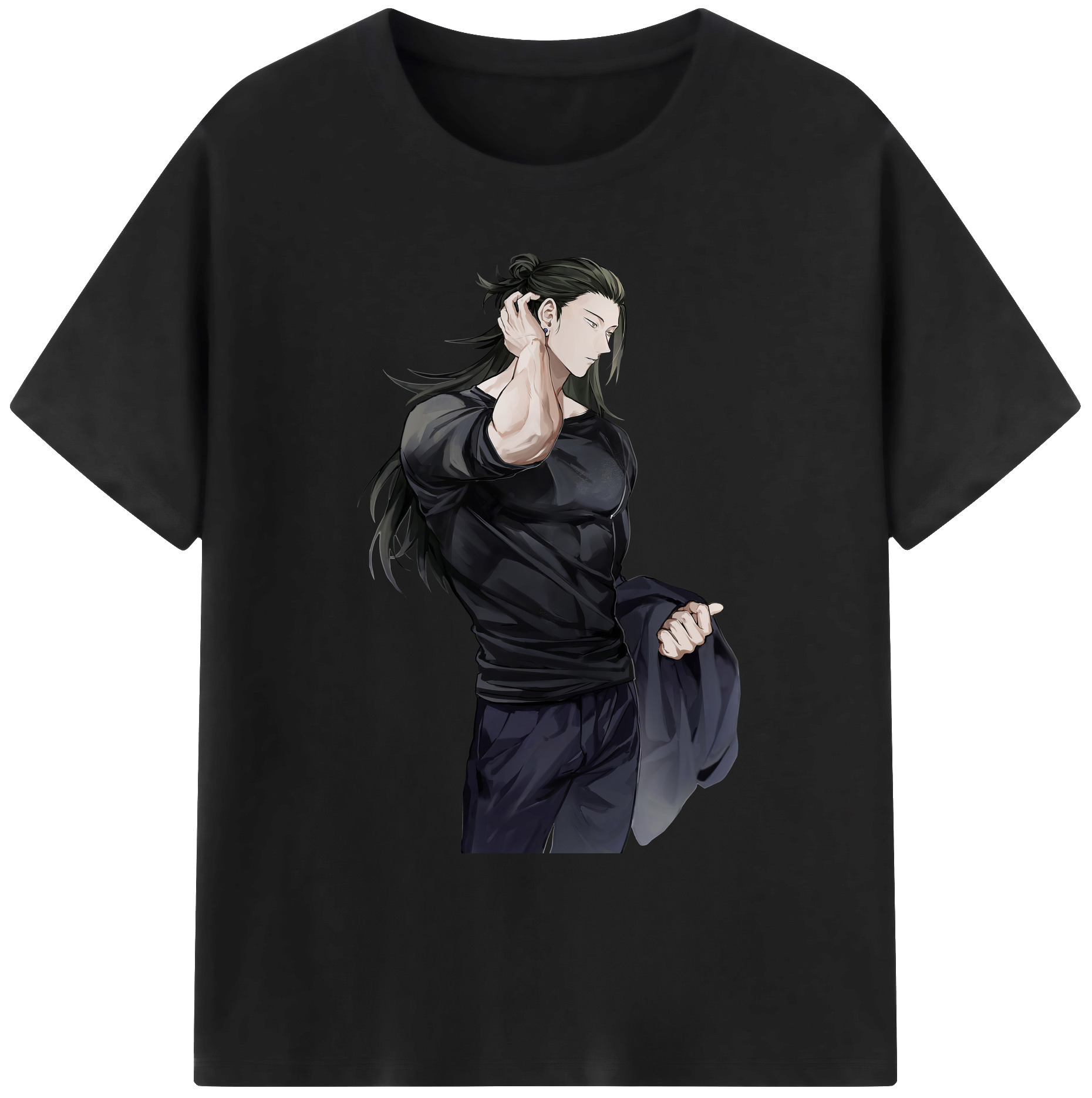 （画像用） 呪術廻戦 Jujutsu Kaisen 綿100％ メンズ半袖Tシャツ｜肌触りやわらか＆通気性