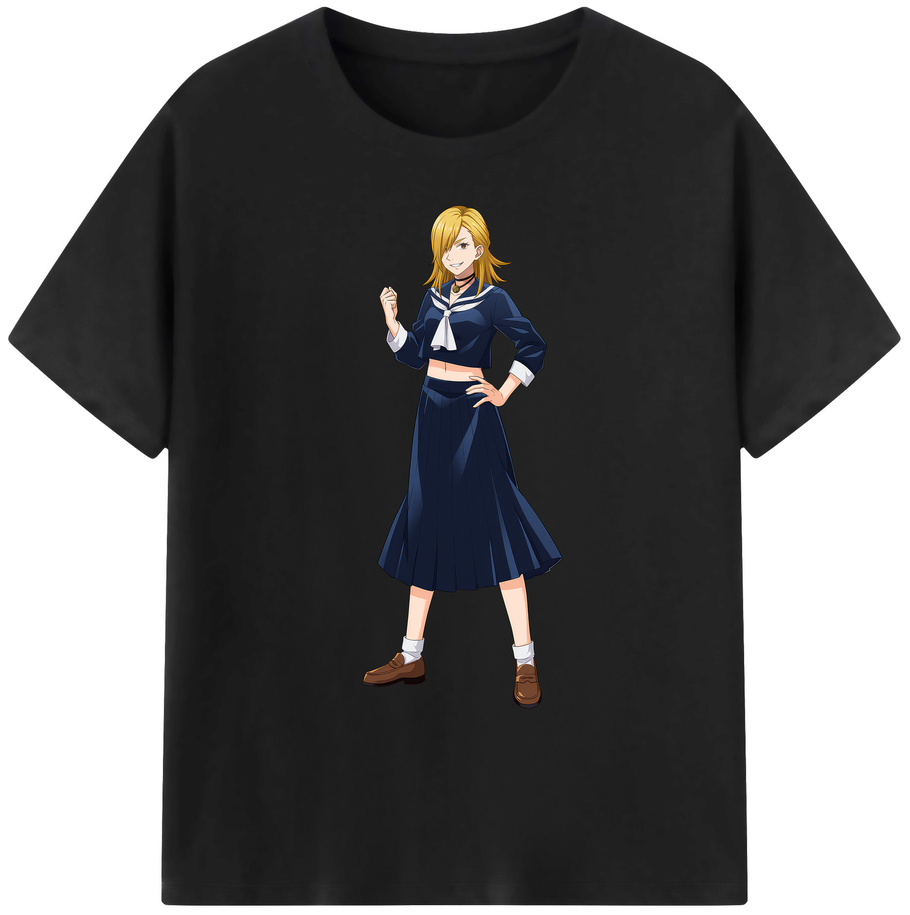 （画像用） 呪術廻戦 Jujutsu Kaisen 綿100％ メンズ半袖Tシャツ｜肌触りやわらか＆通気性