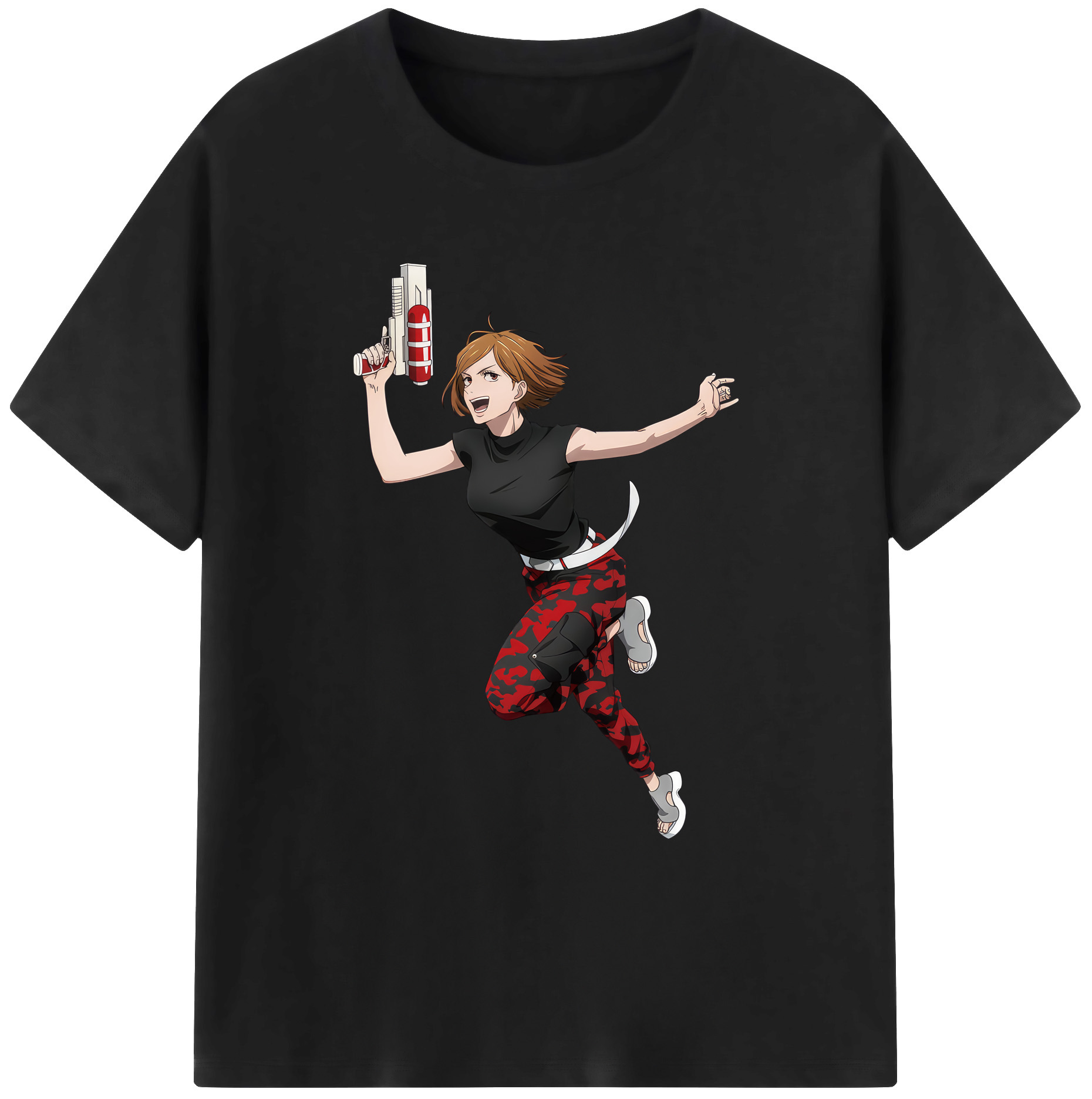 （画像用） 呪術廻戦 Jujutsu Kaisen 綿100％ メンズ半袖Tシャツ｜肌触りやわらか＆通気性