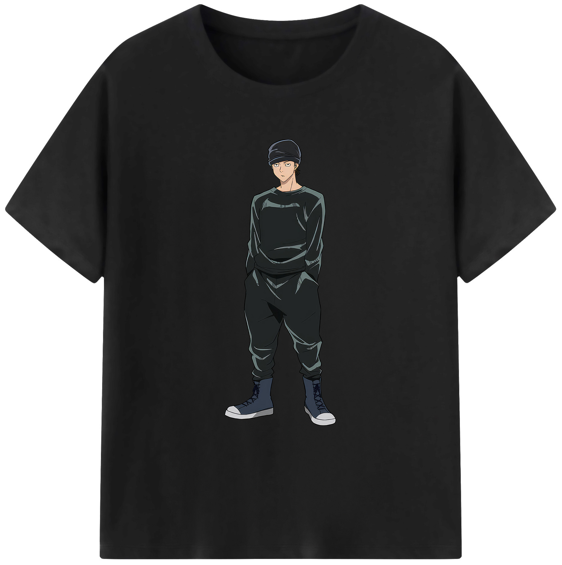 （画像用） 呪術廻戦 Jujutsu Kaisen 綿100％ メンズ半袖Tシャツ｜肌触りやわらか＆通気性