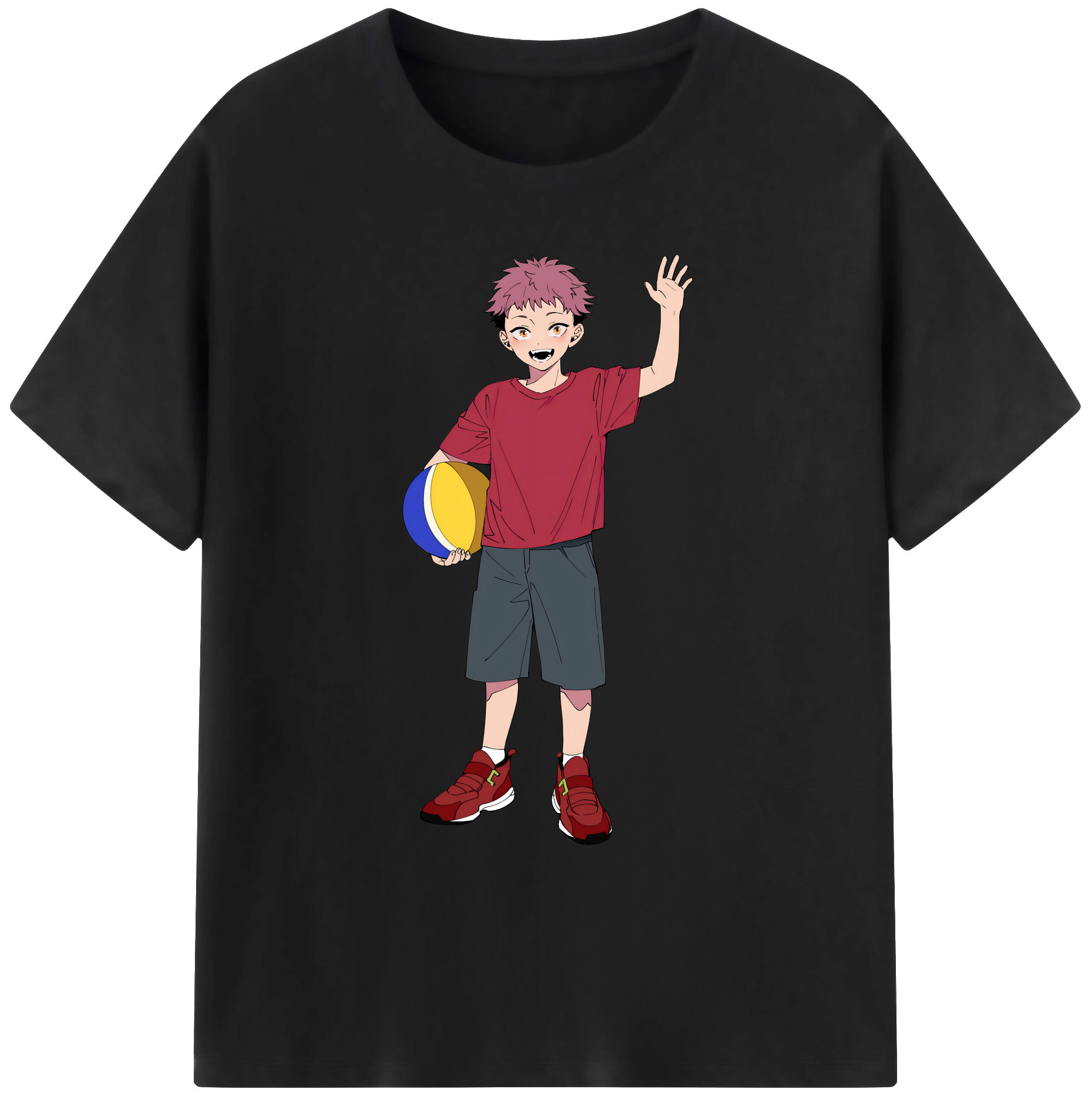 （画像用） 呪術廻戦 Jujutsu Kaisen 綿100％ メンズ半袖Tシャツ｜肌触りやわらか＆通気性
