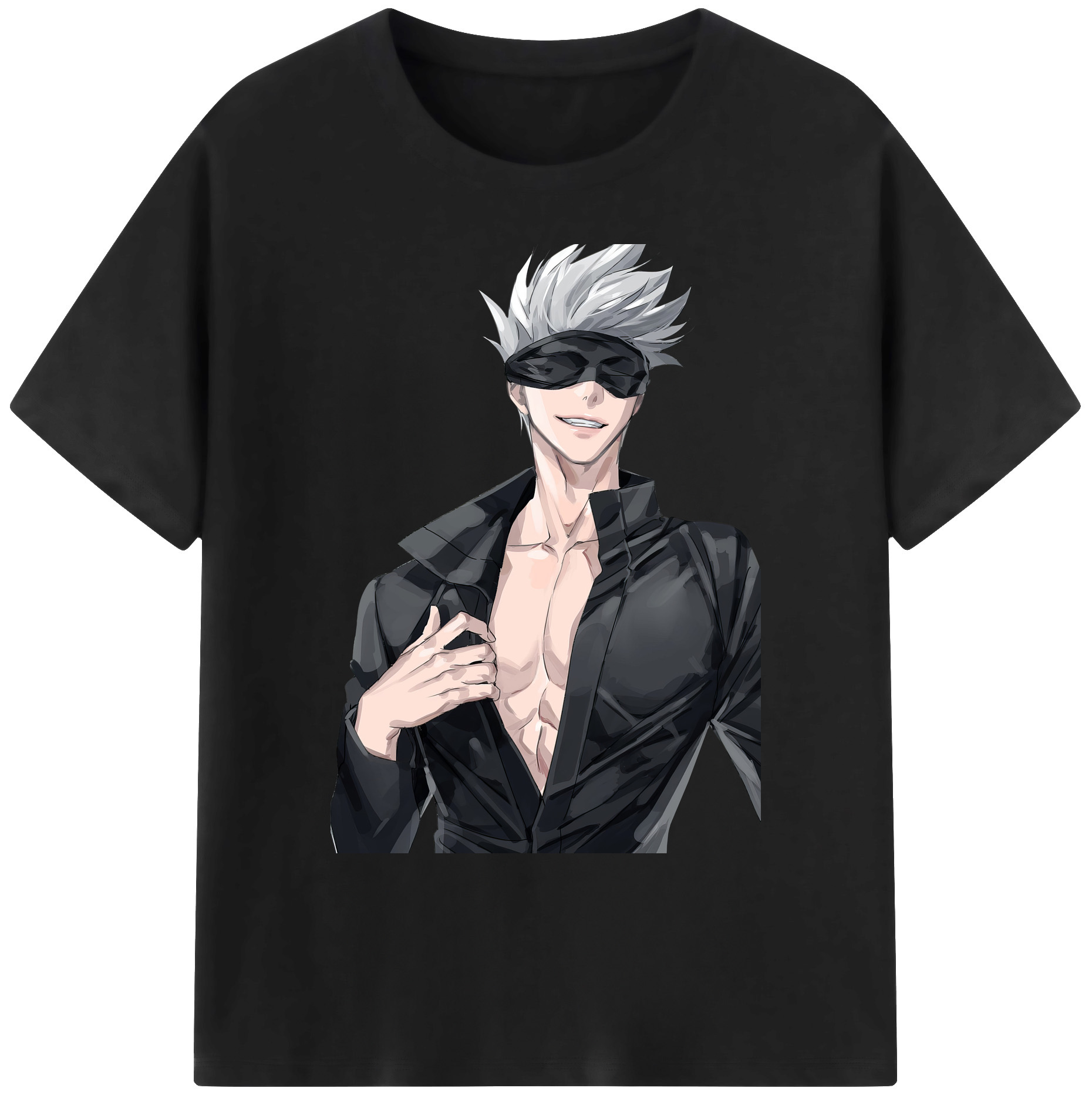 （画像用） 呪術廻戦 Jujutsu Kaisen 綿100％ メンズ半袖Tシャツ｜肌触りやわらか＆通気性