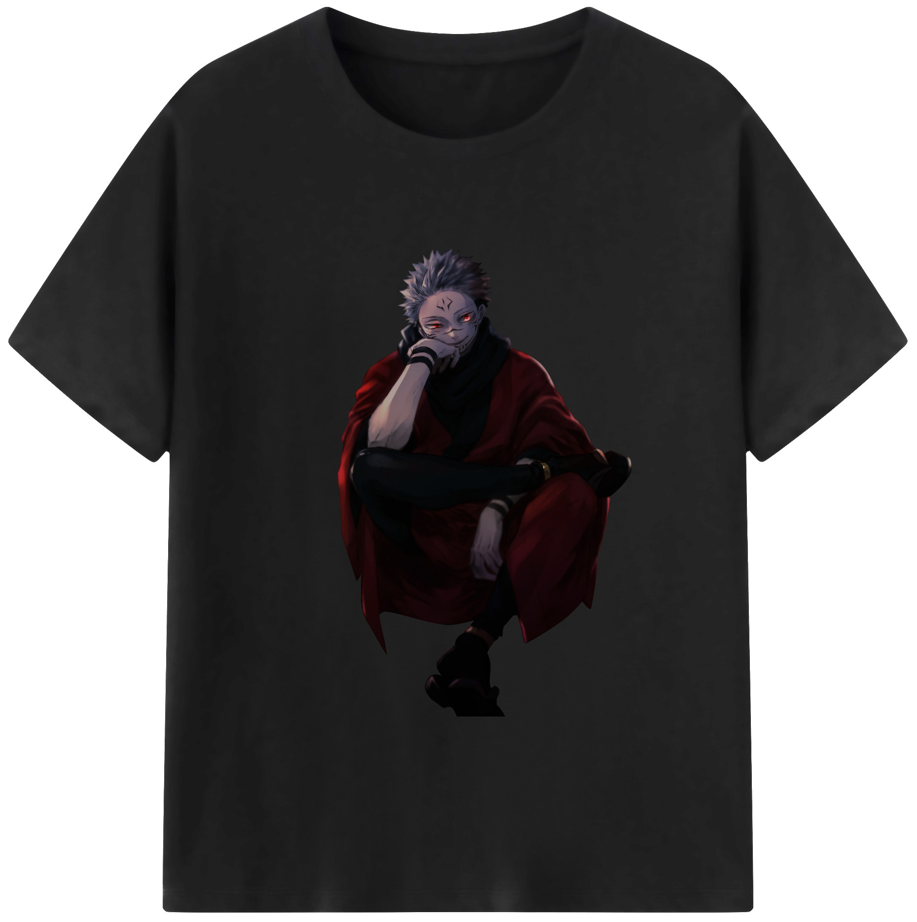 （画像用） 呪術廻戦 Jujutsu Kaisen 綿100％ メンズ半袖Tシャツ｜肌触りやわらか＆通気性