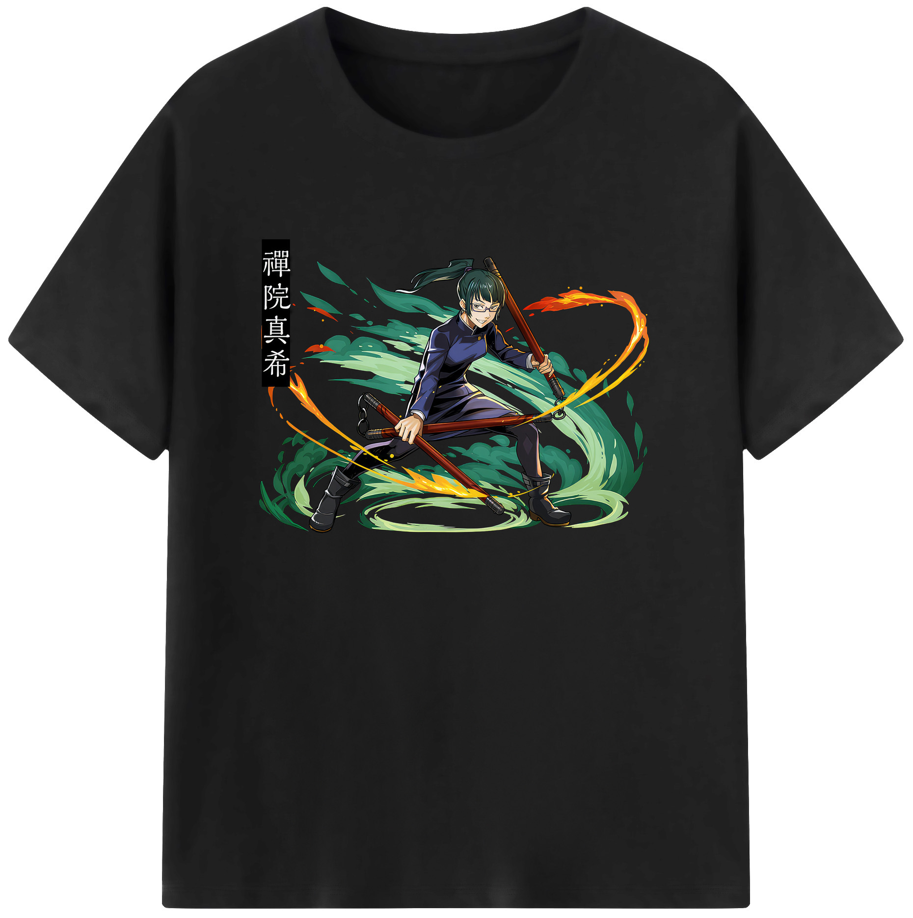 （画像用） 呪術廻戦 Jujutsu Kaisen 綿100％ メンズ半袖Tシャツ｜肌触りやわらか＆通気性