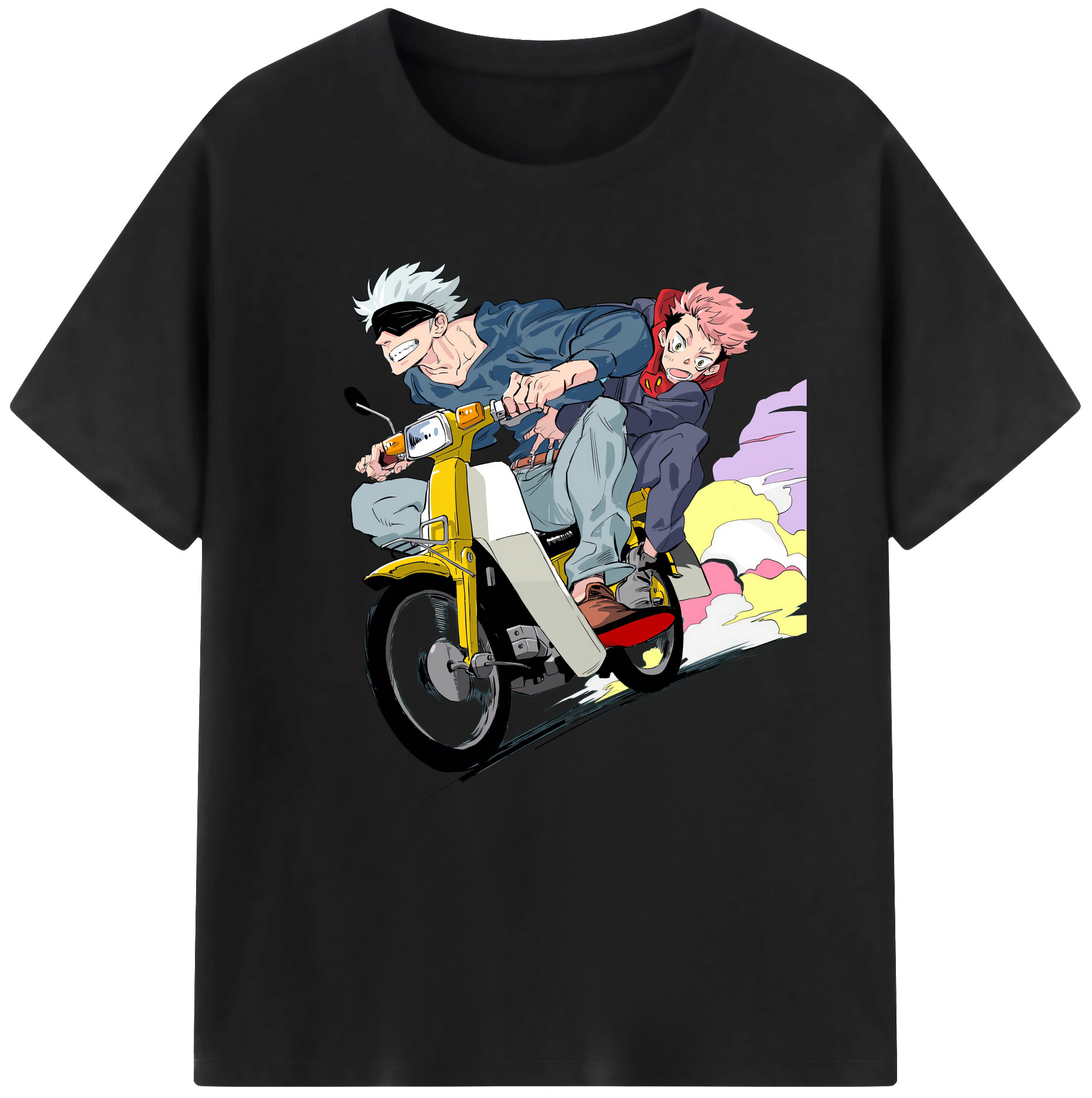 （画像用） 呪術廻戦 Jujutsu Kaisen 綿100％ メンズ半袖Tシャツ｜肌触りやわらか＆通気性