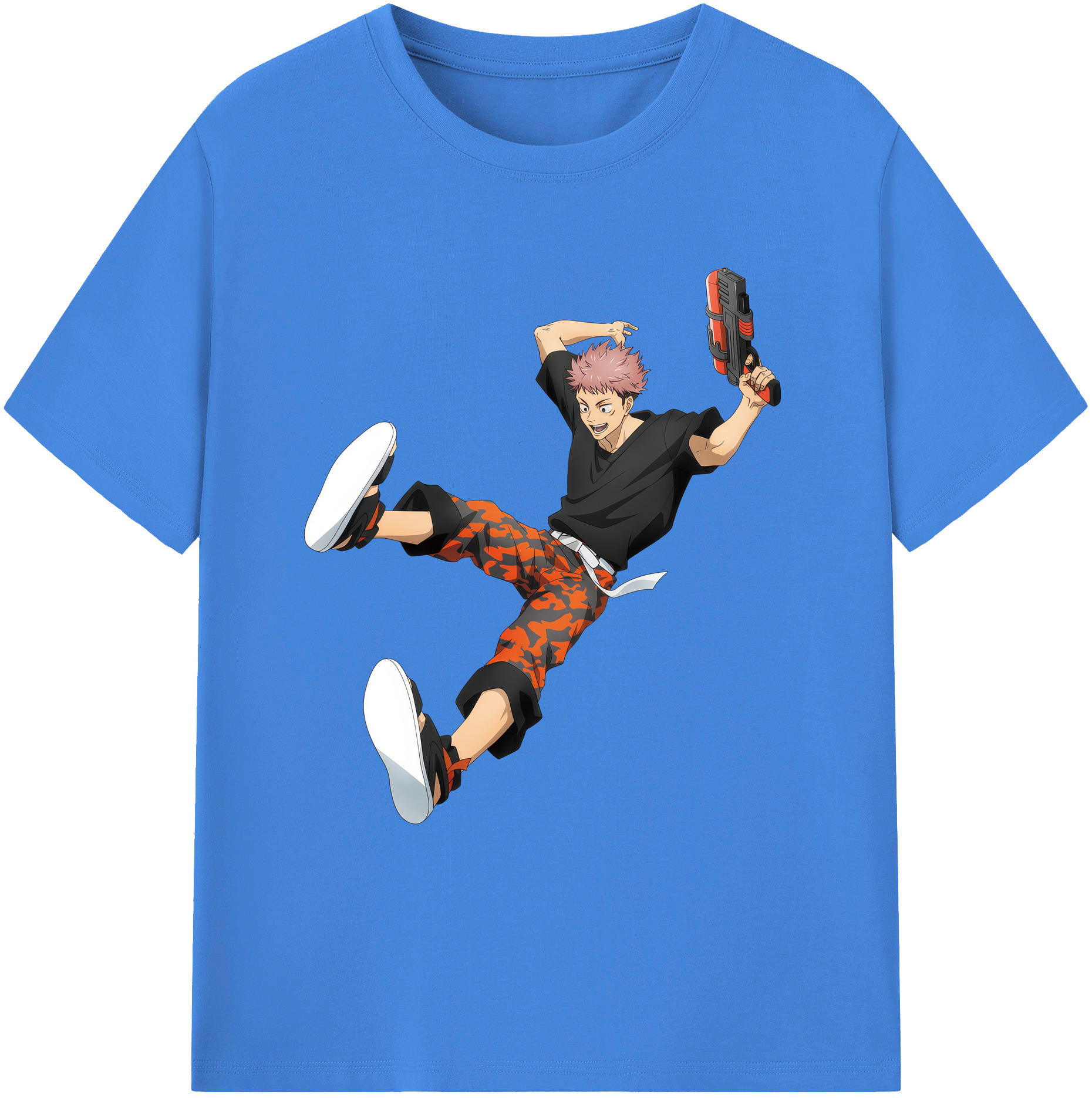 （画像用） 呪術廻戦 Jujutsu Kaisen 綿100％ メンズ半袖Tシャツ｜肌触りやわらか＆通気性
