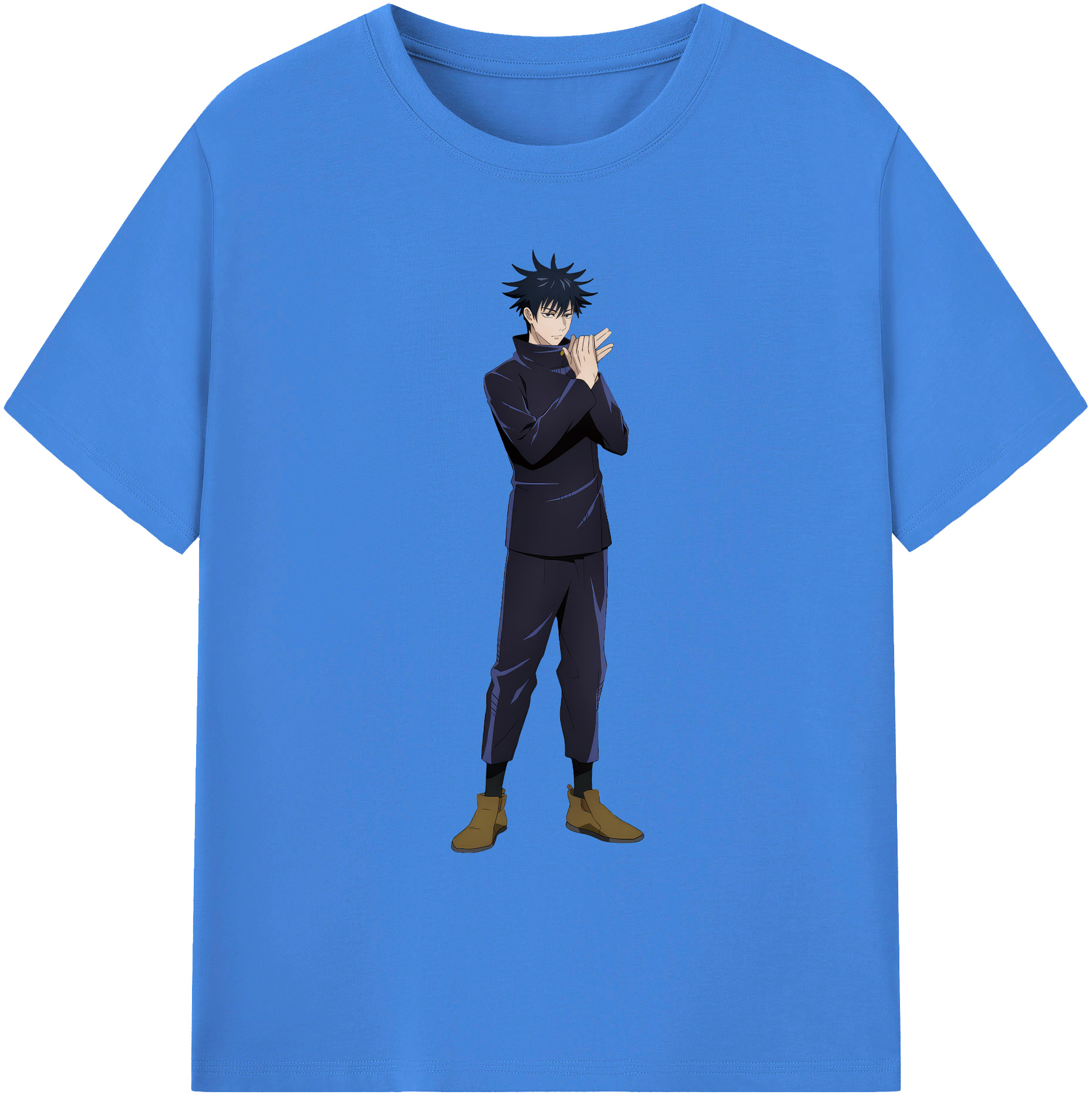 （画像用） 呪術廻戦 Jujutsu Kaisen 綿100％ メンズ半袖Tシャツ｜肌触りやわらか＆通気性