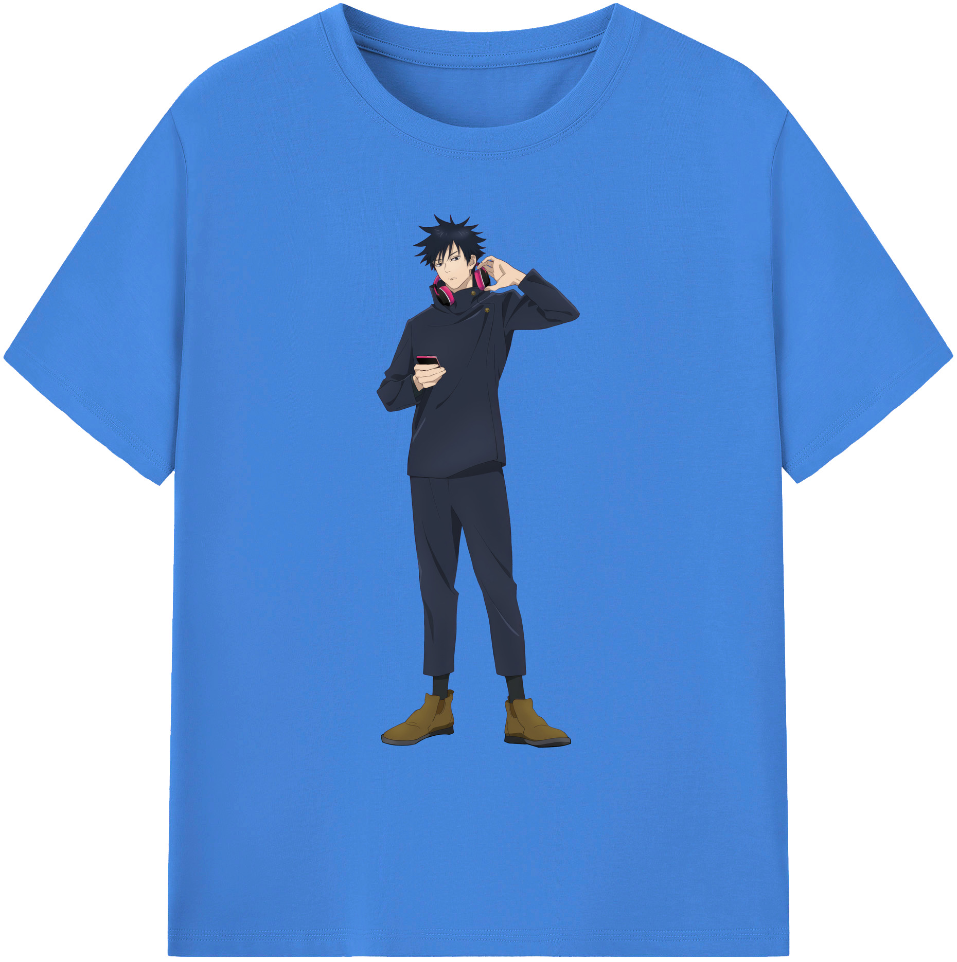 （画像用） 呪術廻戦 Jujutsu Kaisen 綿100％ メンズ半袖Tシャツ｜肌触りやわらか＆通気性
