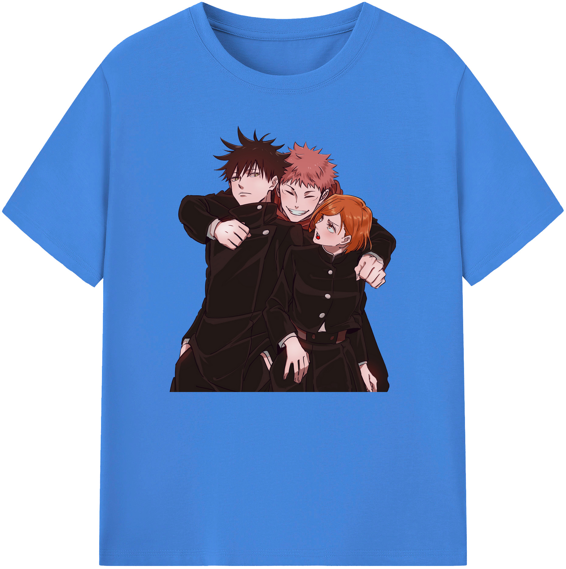 （画像用） 呪術廻戦 Jujutsu Kaisen 綿100％ メンズ半袖Tシャツ｜肌触りやわらか＆通気性