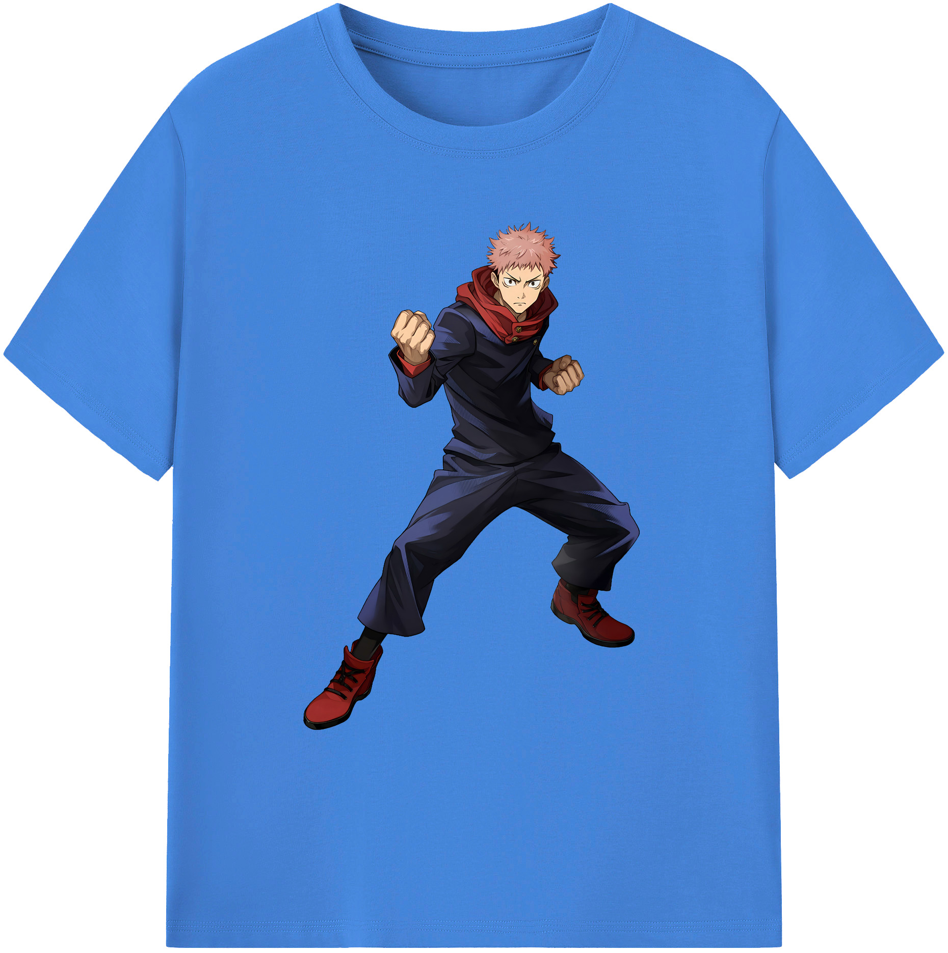 （画像用） 呪術廻戦 Jujutsu Kaisen 綿100％ メンズ半袖Tシャツ｜肌触りやわらか＆通気性