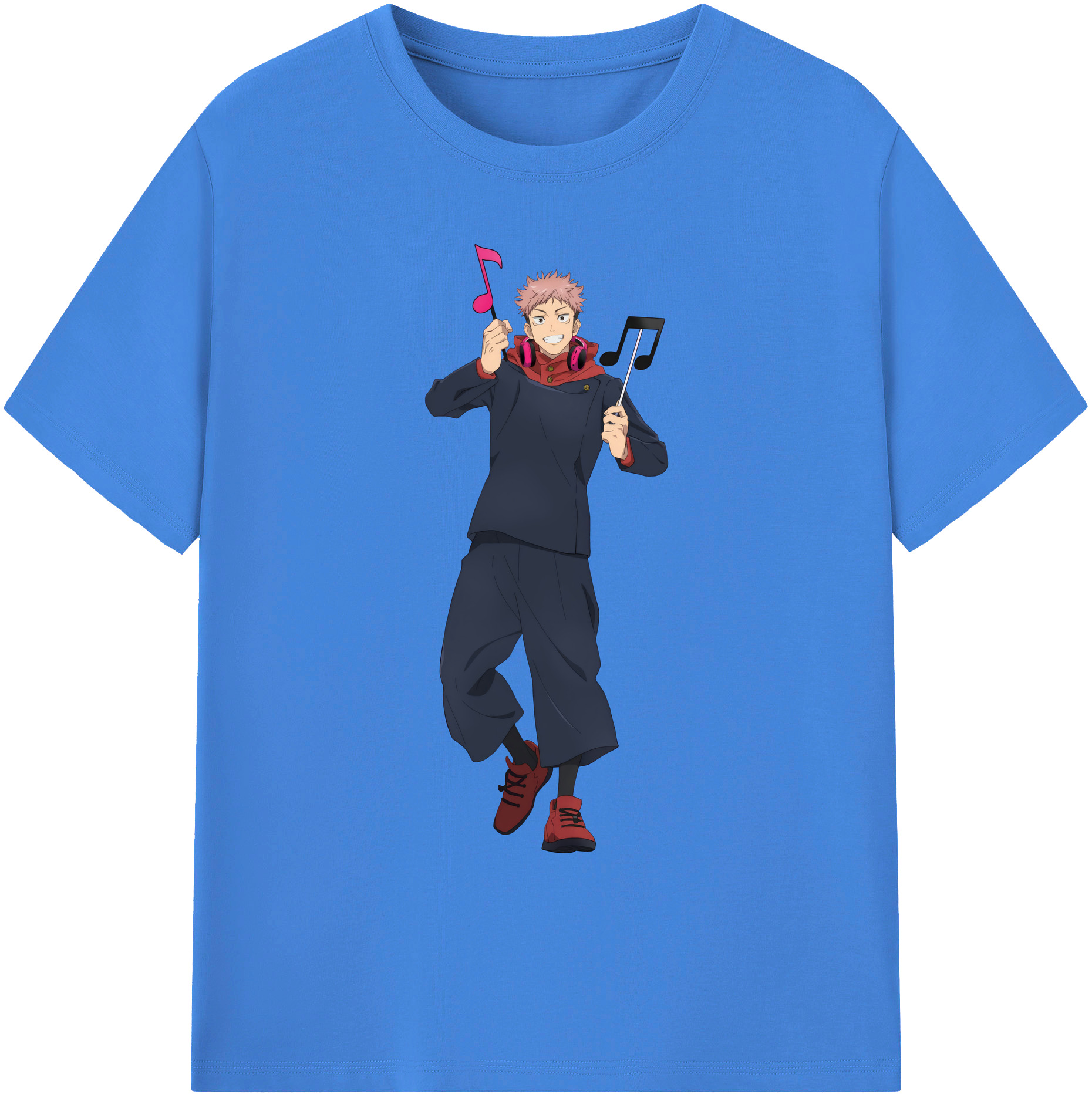 （画像用） 呪術廻戦 Jujutsu Kaisen 綿100％ メンズ半袖Tシャツ｜肌触りやわらか＆通気性