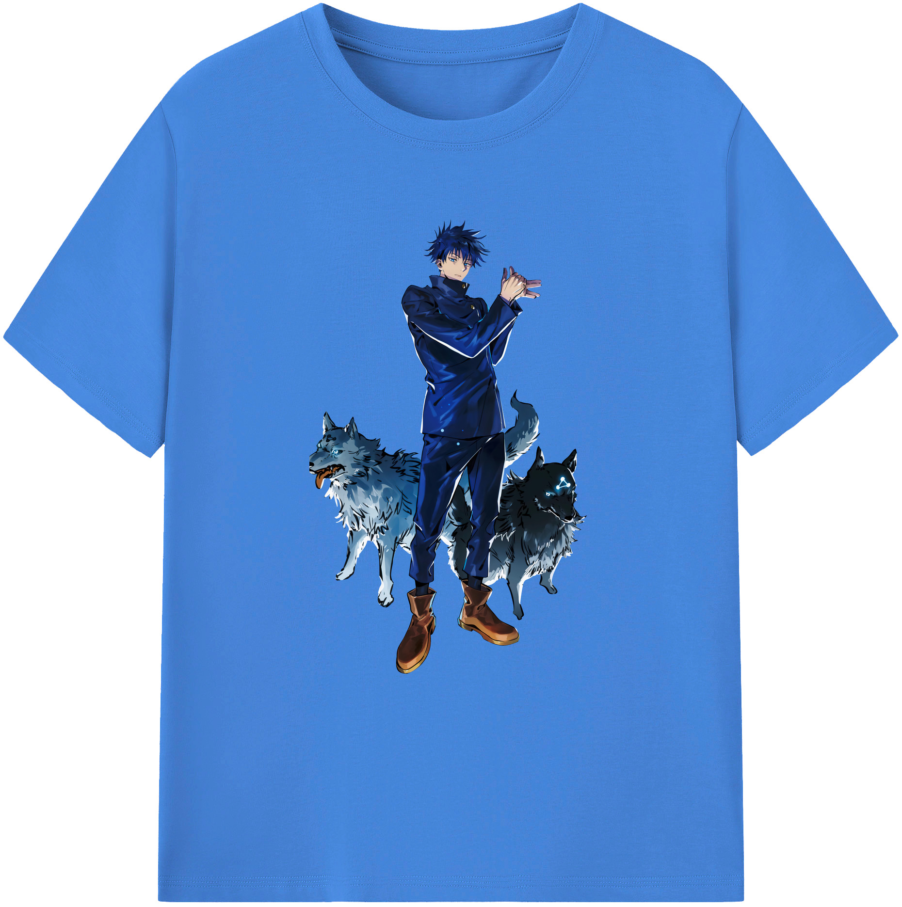 （画像用） 呪術廻戦 Jujutsu Kaisen 綿100％ メンズ半袖Tシャツ｜肌触りやわらか＆通気性