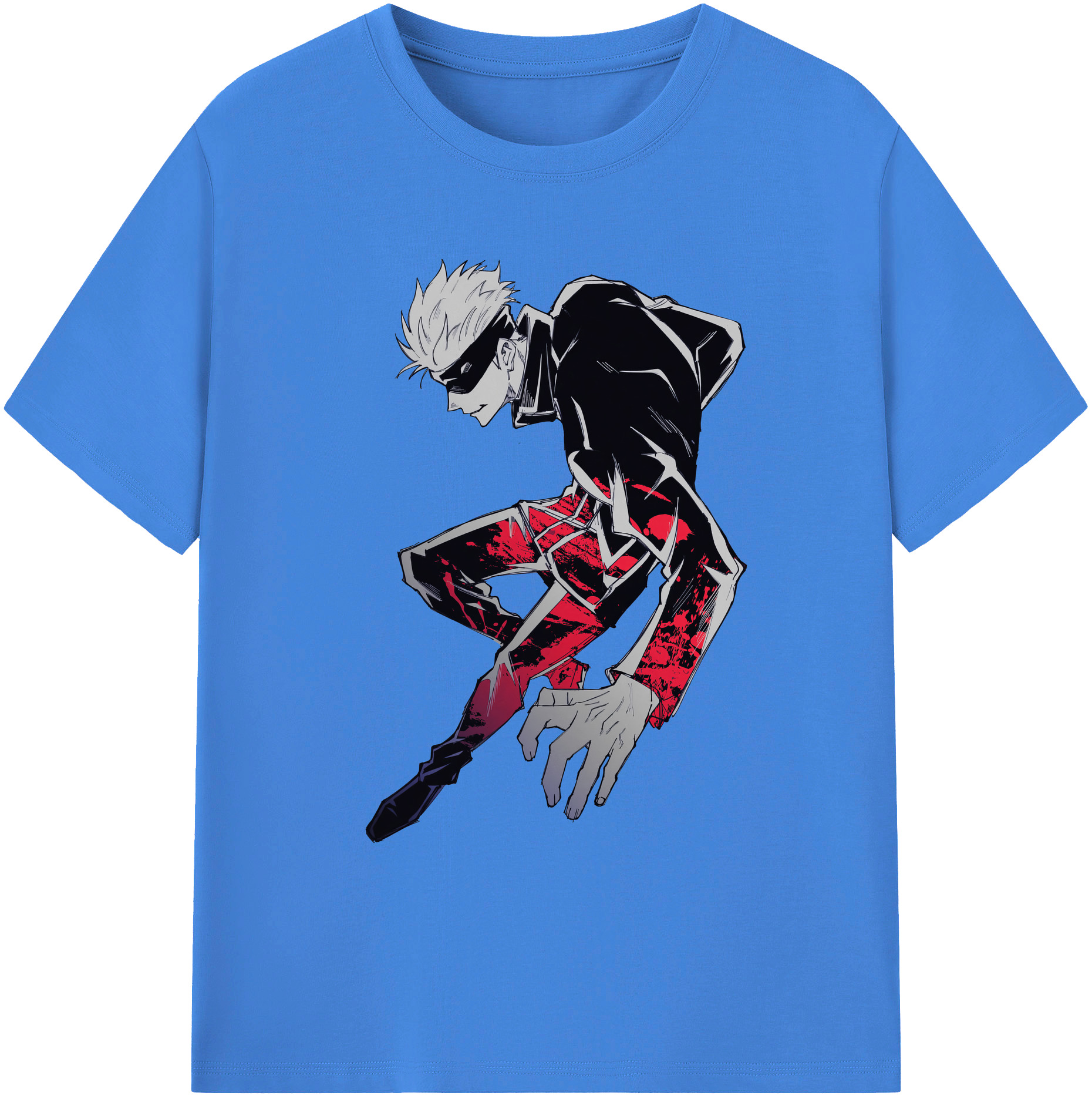 （画像用） 呪術廻戦 Jujutsu Kaisen 綿100％ メンズ半袖Tシャツ｜肌触りやわらか＆通気性