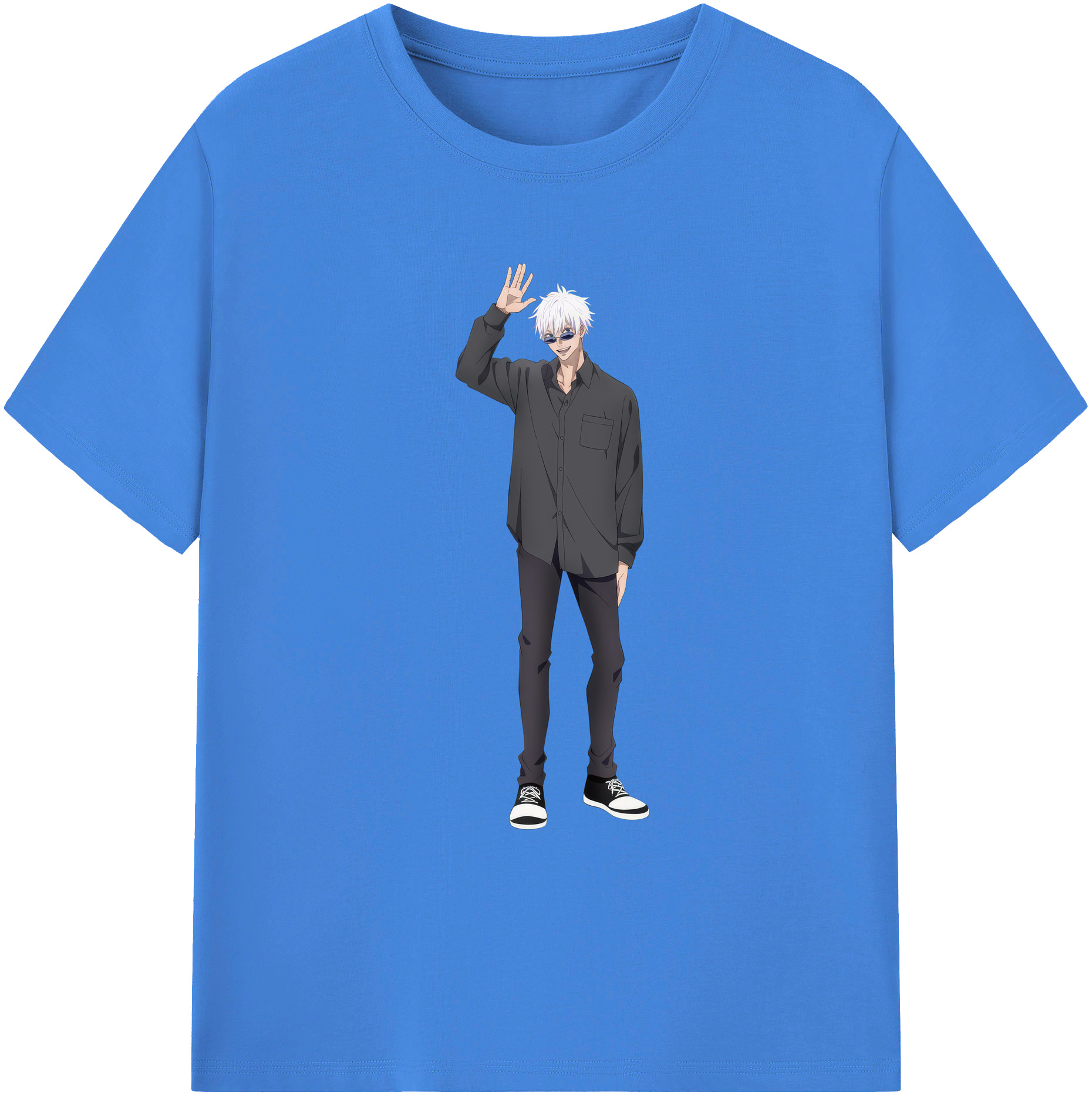 （画像用） 呪術廻戦 Jujutsu Kaisen 綿100％ メンズ半袖Tシャツ｜肌触りやわらか＆通気性