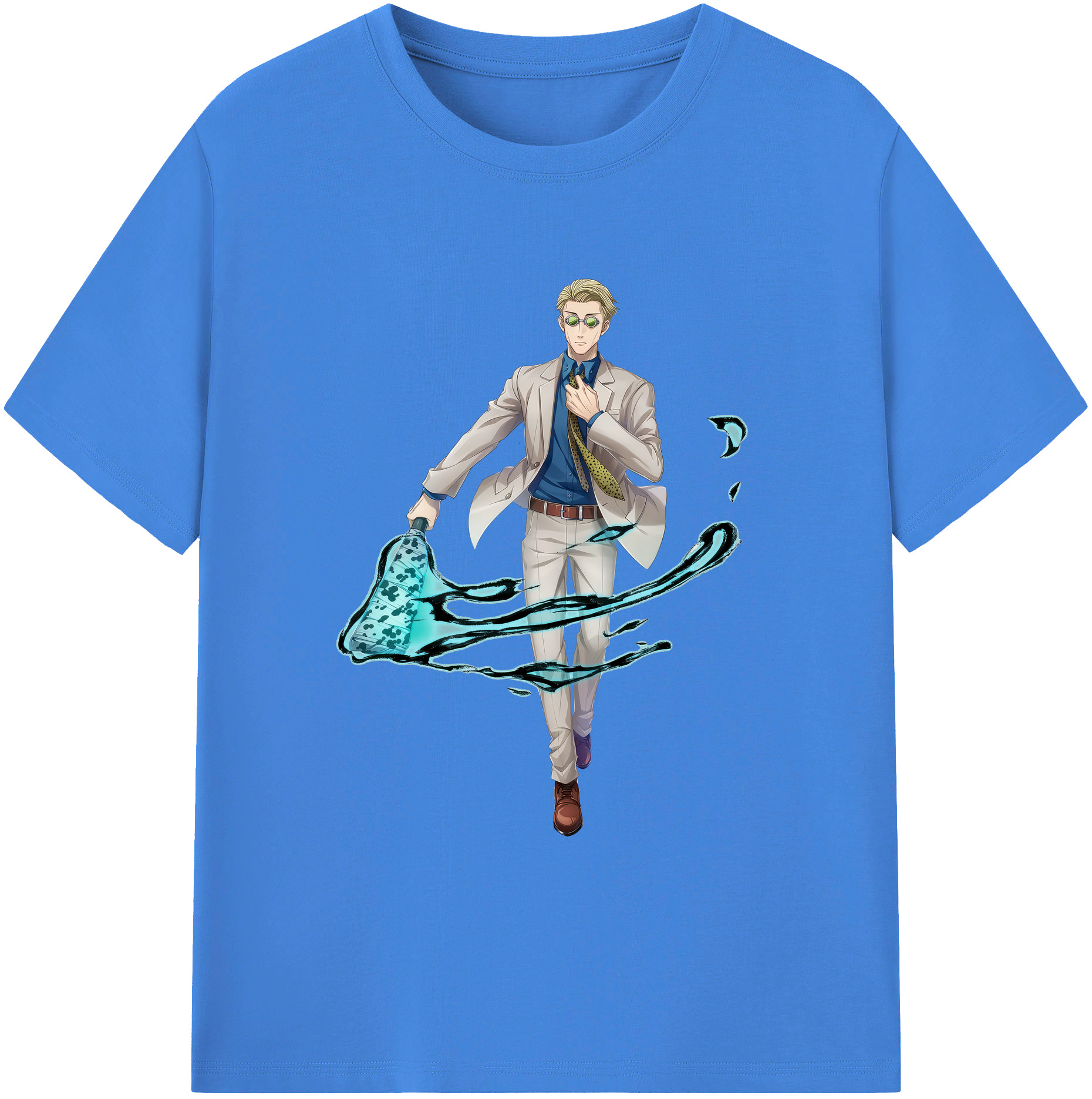 （画像用） 呪術廻戦 Jujutsu Kaisen 綿100％ メンズ半袖Tシャツ｜肌触りやわらか＆通気性
