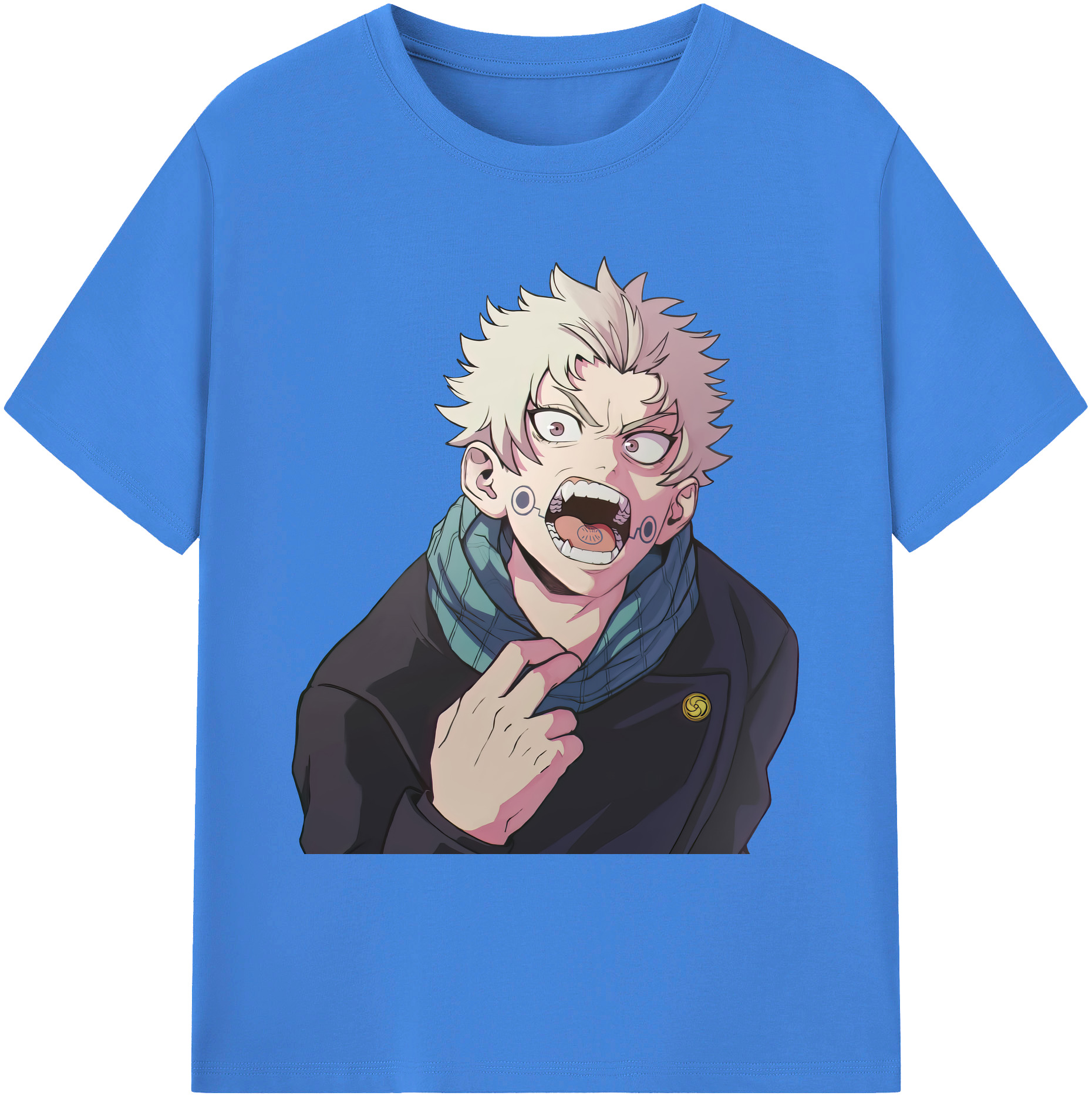 （画像用） 呪術廻戦 Jujutsu Kaisen 綿100％ メンズ半袖Tシャツ｜肌触りやわらか＆通気性