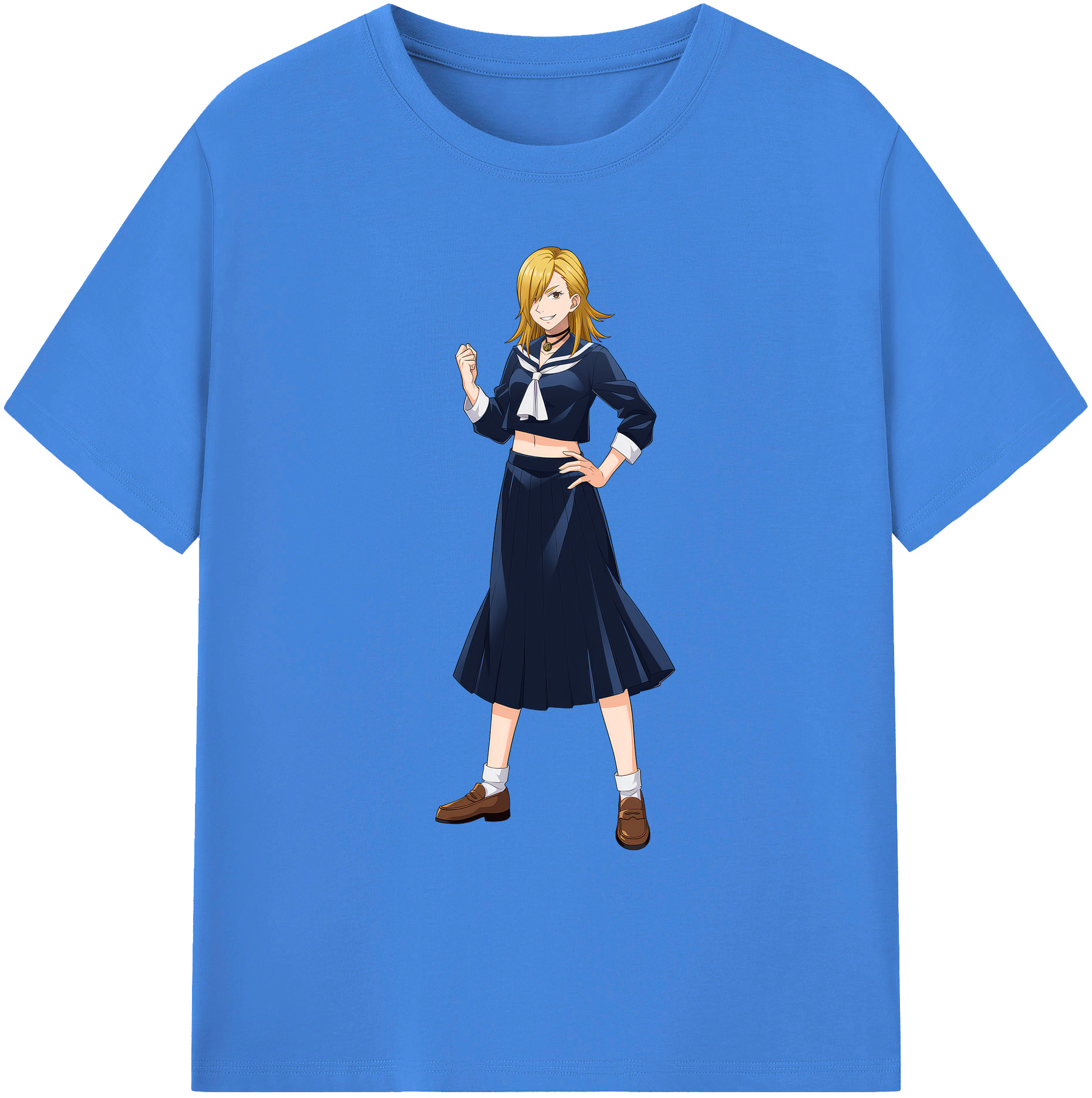（画像用） 呪術廻戦 Jujutsu Kaisen 綿100％ メンズ半袖Tシャツ｜肌触りやわらか＆通気性