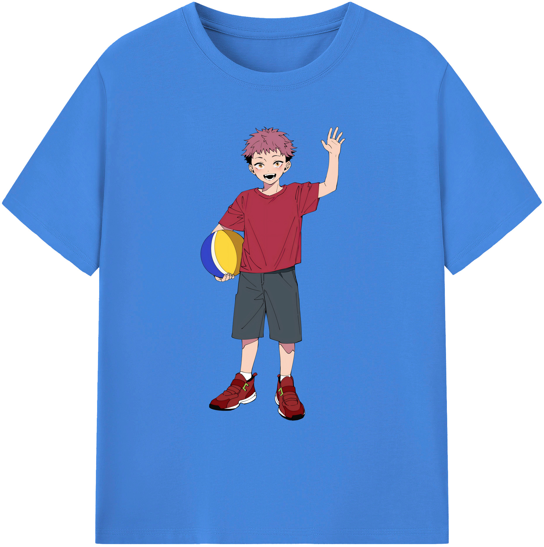 （画像用） 呪術廻戦 Jujutsu Kaisen 綿100％ メンズ半袖Tシャツ｜肌触りやわらか＆通気性