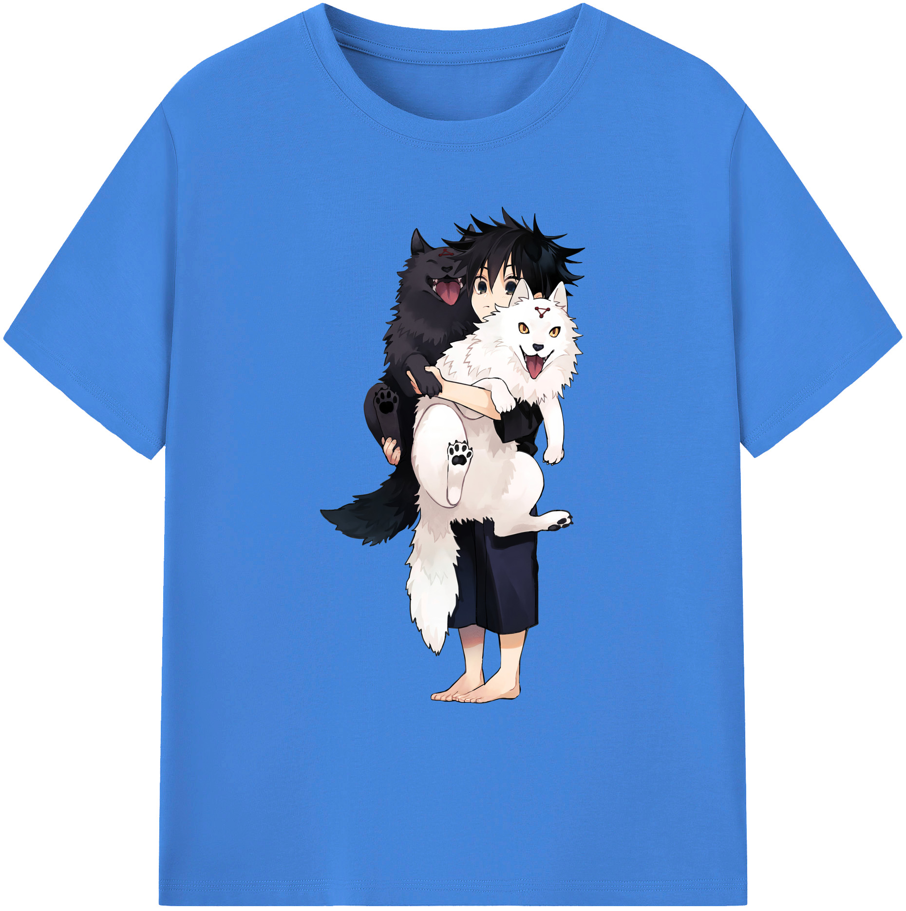 （画像用） 呪術廻戦 Jujutsu Kaisen 綿100％ メンズ半袖Tシャツ｜肌触りやわらか＆通気性
