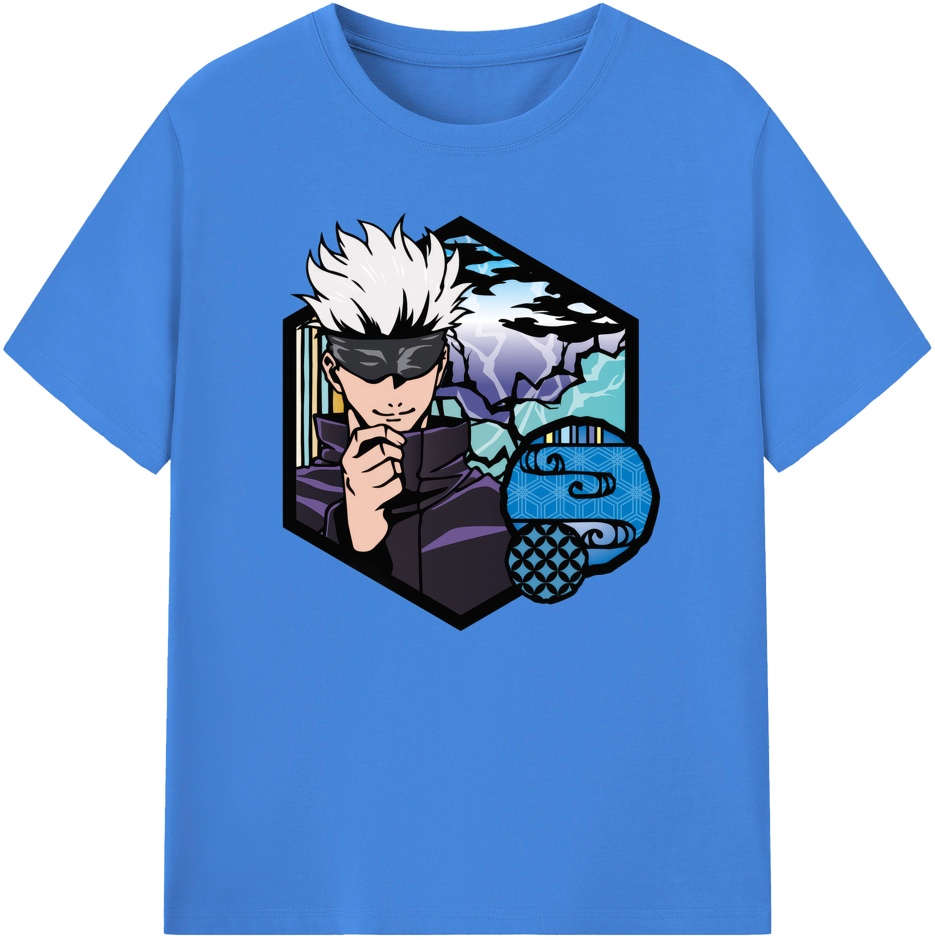 （画像用） 呪術廻戦 Jujutsu Kaisen 綿100％ メンズ半袖Tシャツ｜肌触りやわらか＆通気性
