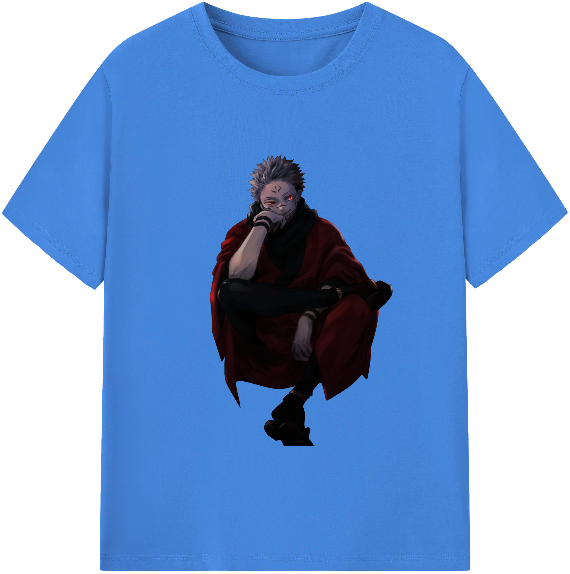 （画像用） 呪術廻戦 Jujutsu Kaisen 綿100％ メンズ半袖Tシャツ｜肌触りやわらか＆通気性