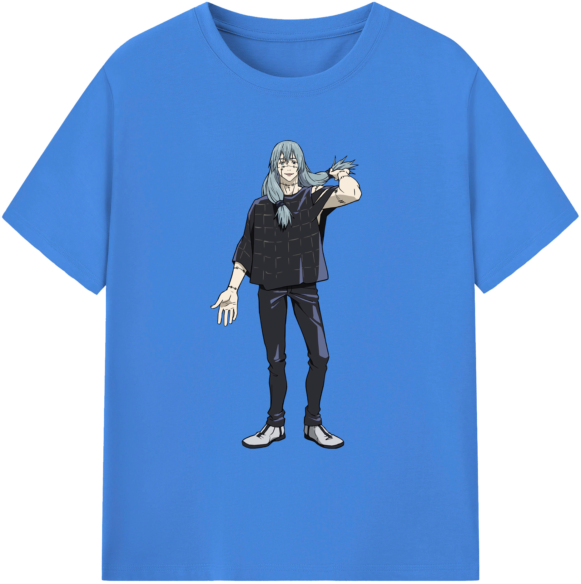 （画像用） 呪術廻戦 Jujutsu Kaisen 綿100％ メンズ半袖Tシャツ｜肌触りやわらか＆通気性