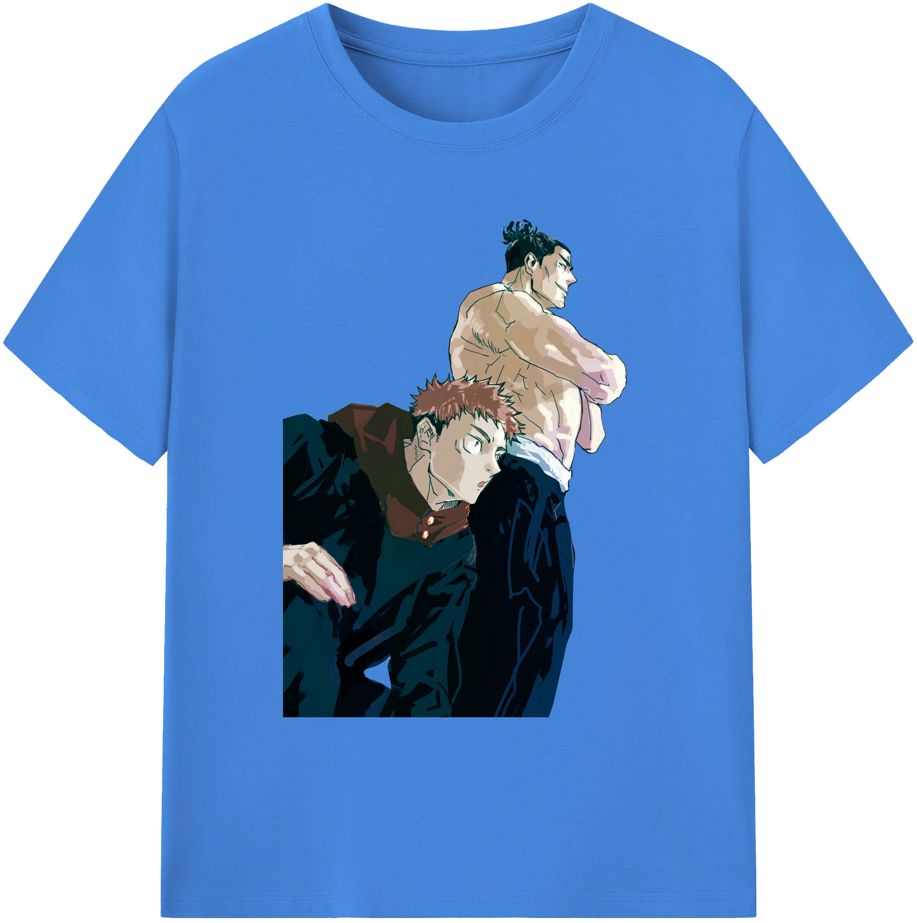 （画像用） 呪術廻戦 Jujutsu Kaisen 綿100％ メンズ半袖Tシャツ｜肌触りやわらか＆通気性