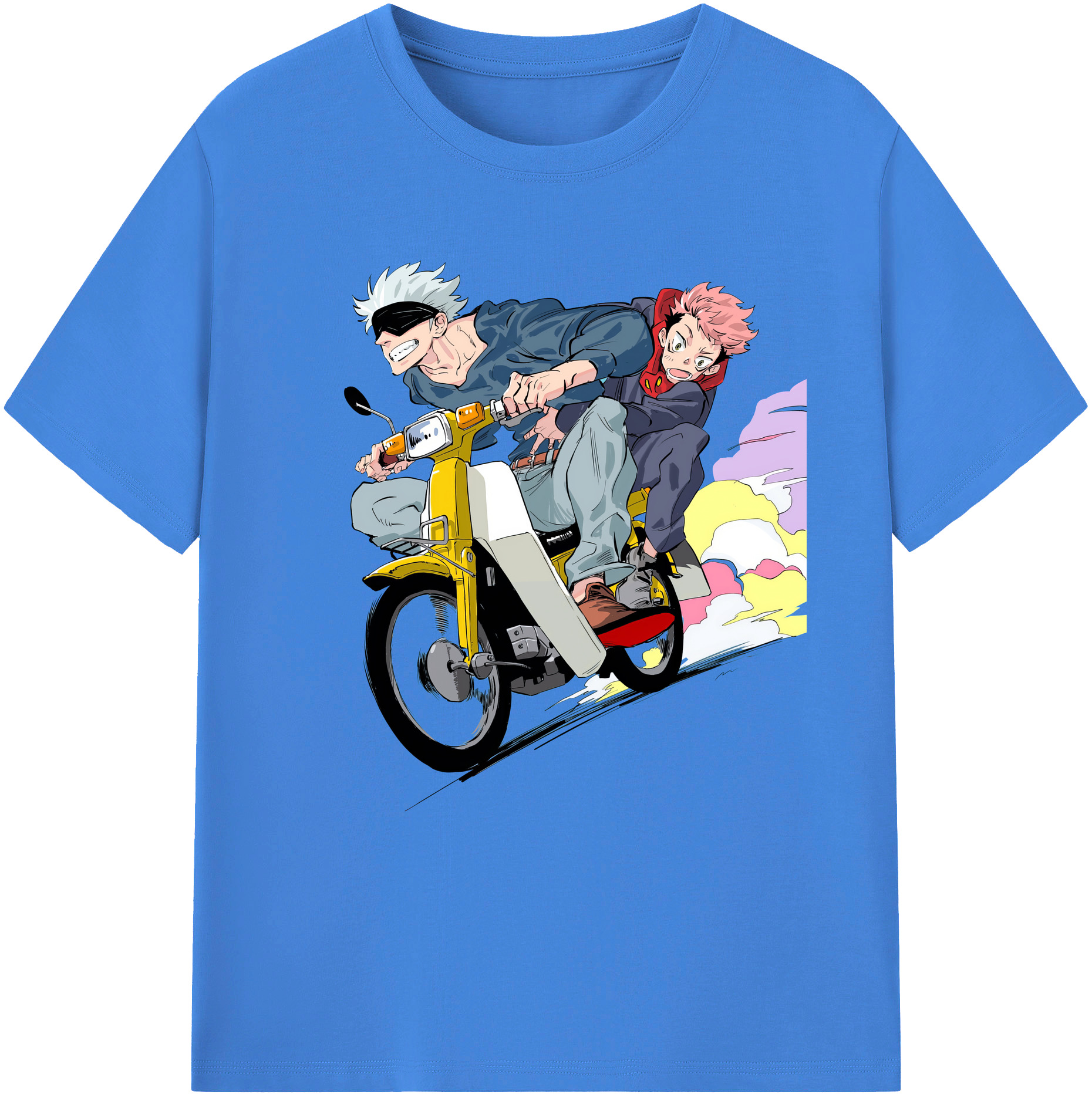 （画像用） 呪術廻戦 Jujutsu Kaisen 綿100％ メンズ半袖Tシャツ｜肌触りやわらか＆通気性